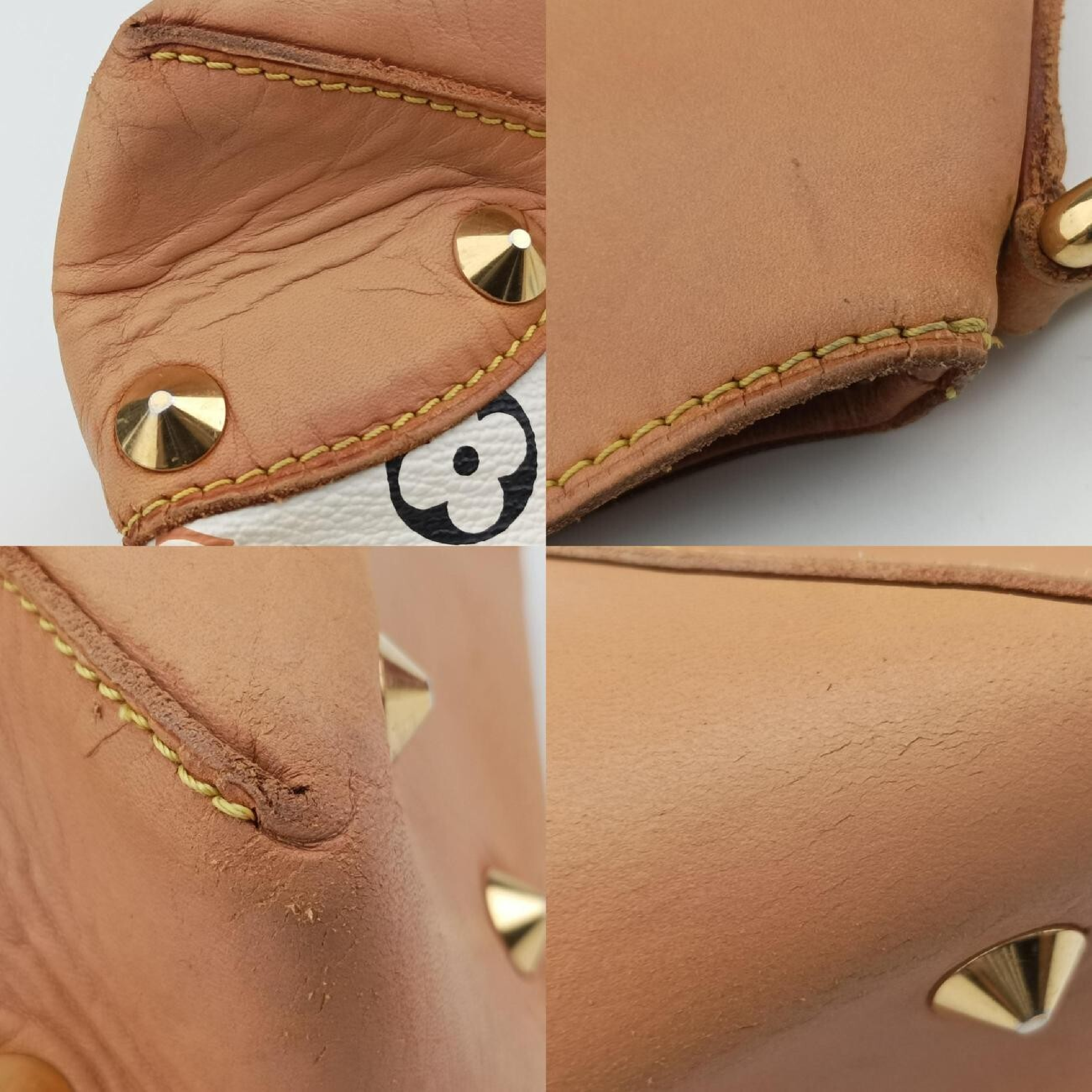 Judy MM Blanc Monogram Multicolor M40255 (Serial Number Unknown) Shoulder Bag — view 10