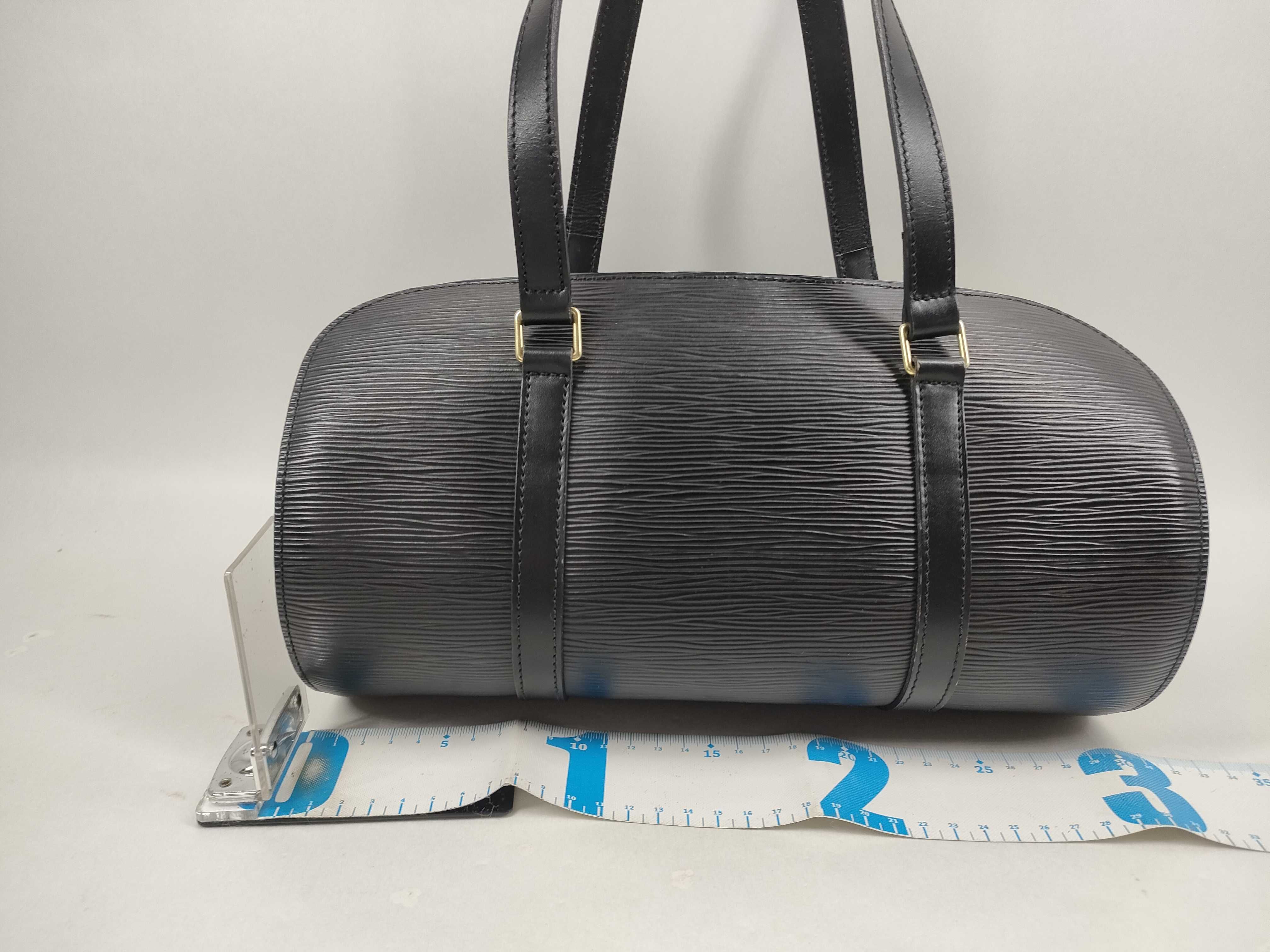 Epi Papillon Handbag with Pouch, Noir (Black) — view 2