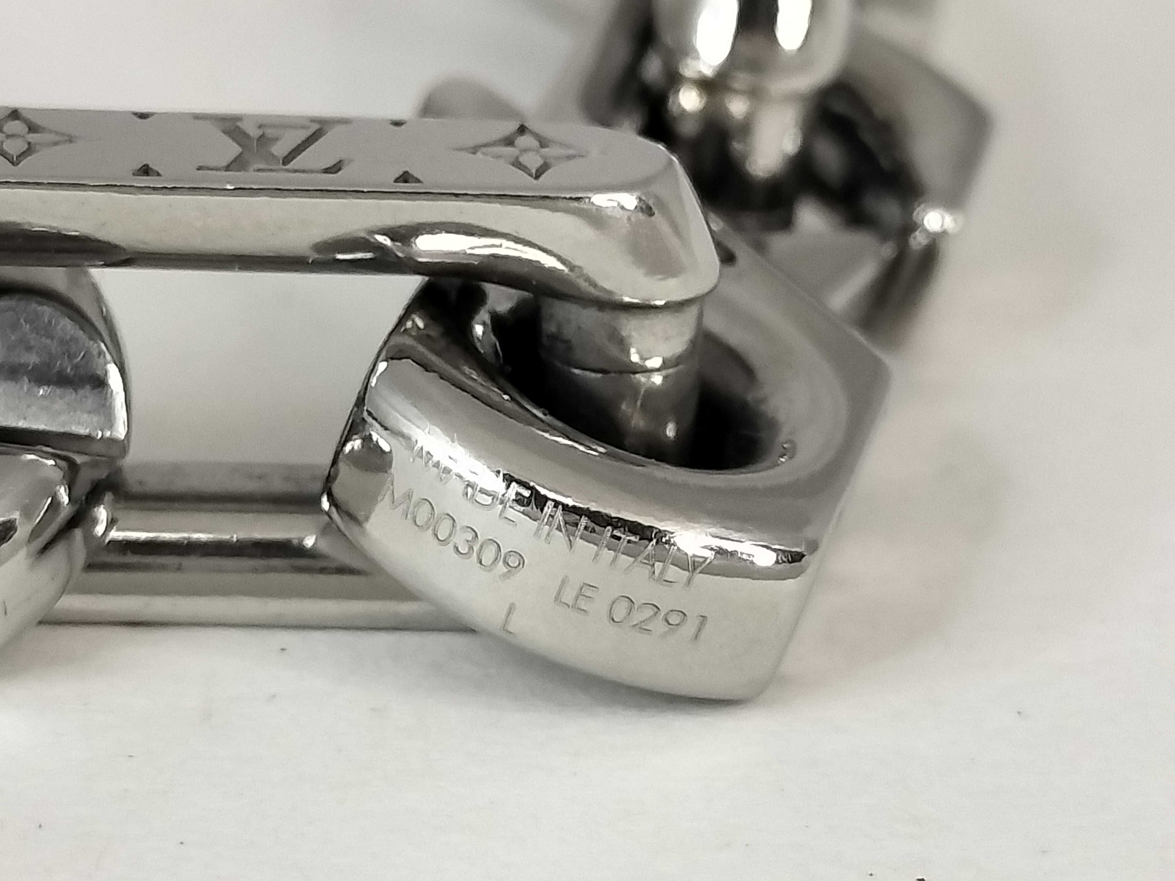 Monogram Chain Silver Bracelet (Bracelet/Bangle) — view 3