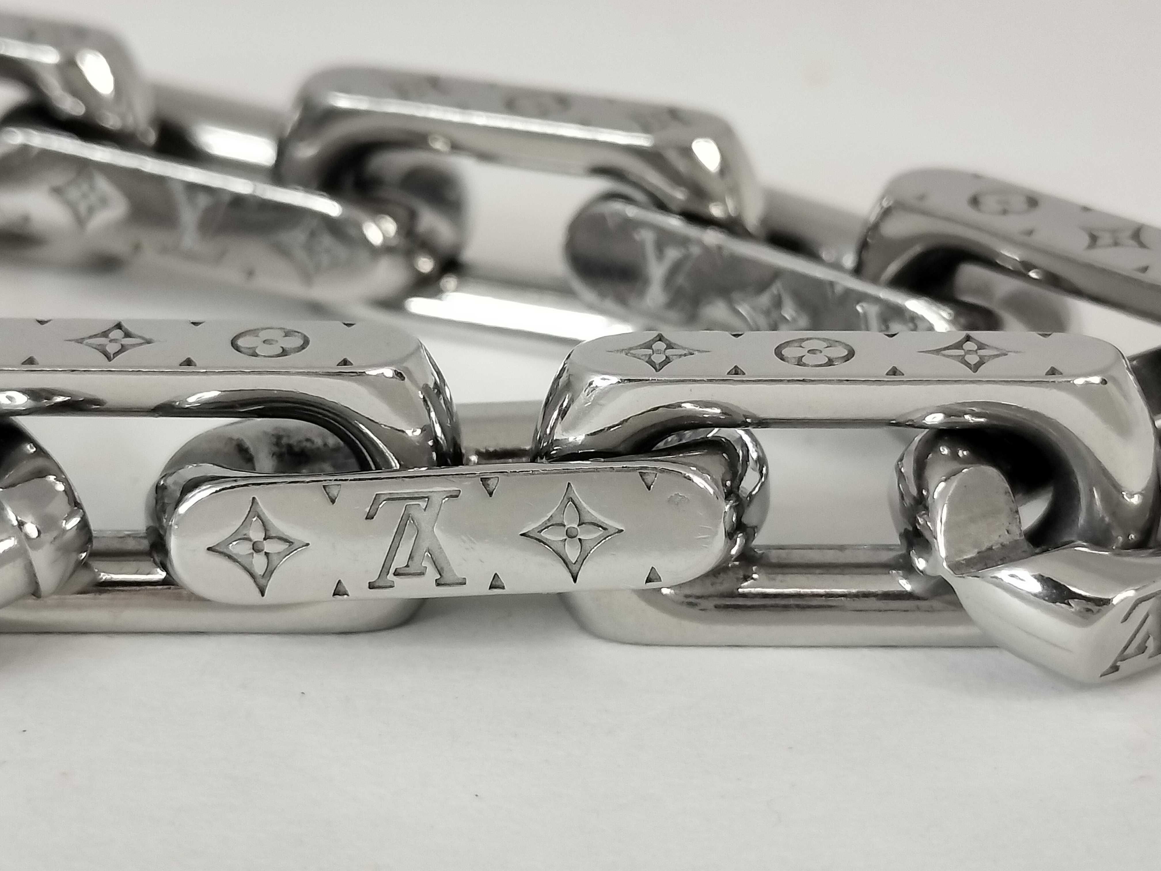 Monogram Chain Silver Bracelet (Bracelet/Bangle) — view 7