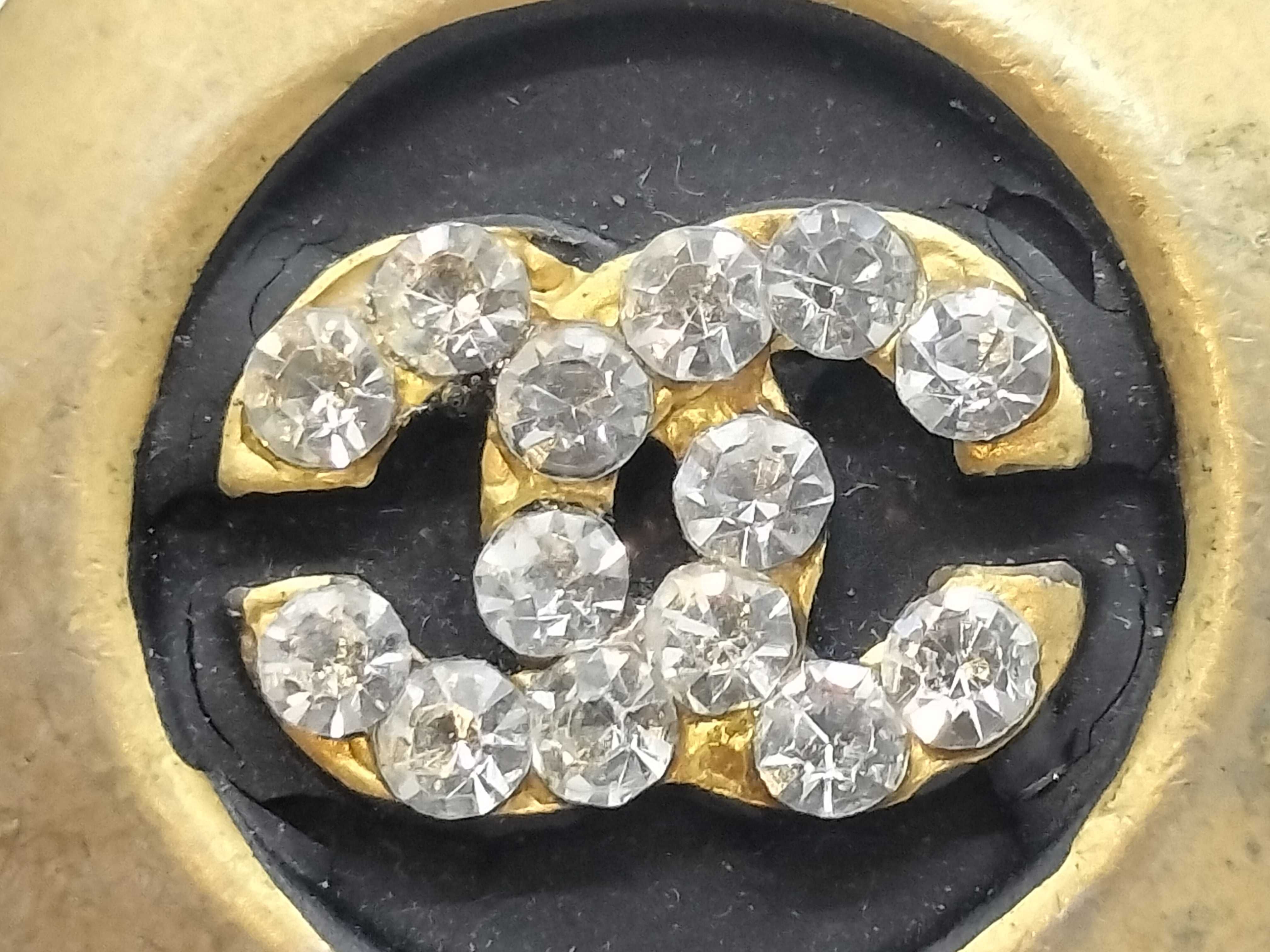 Vintage Coco Gold Earrings — view 2