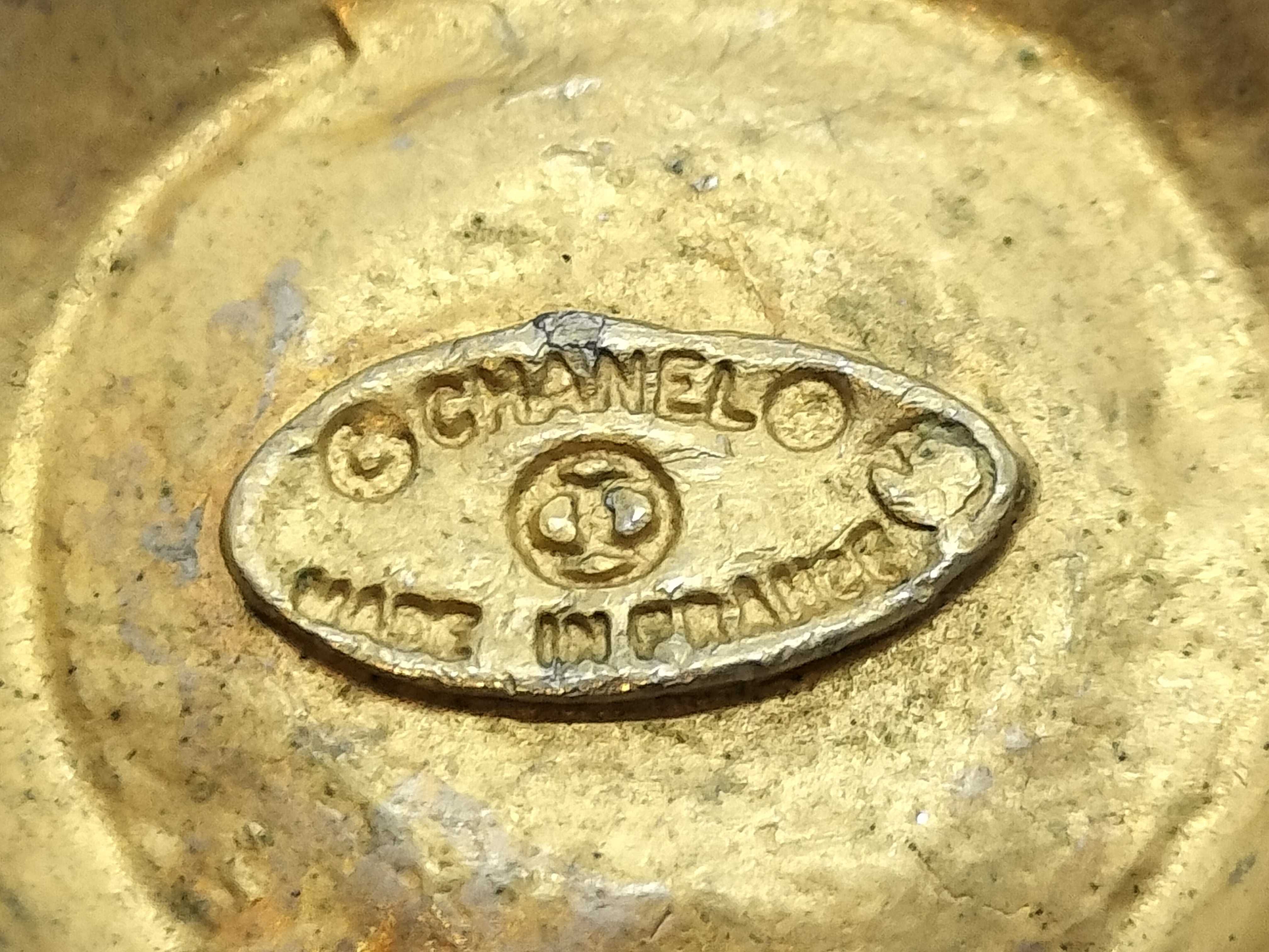 Vintage Coco Gold Earrings — view 4