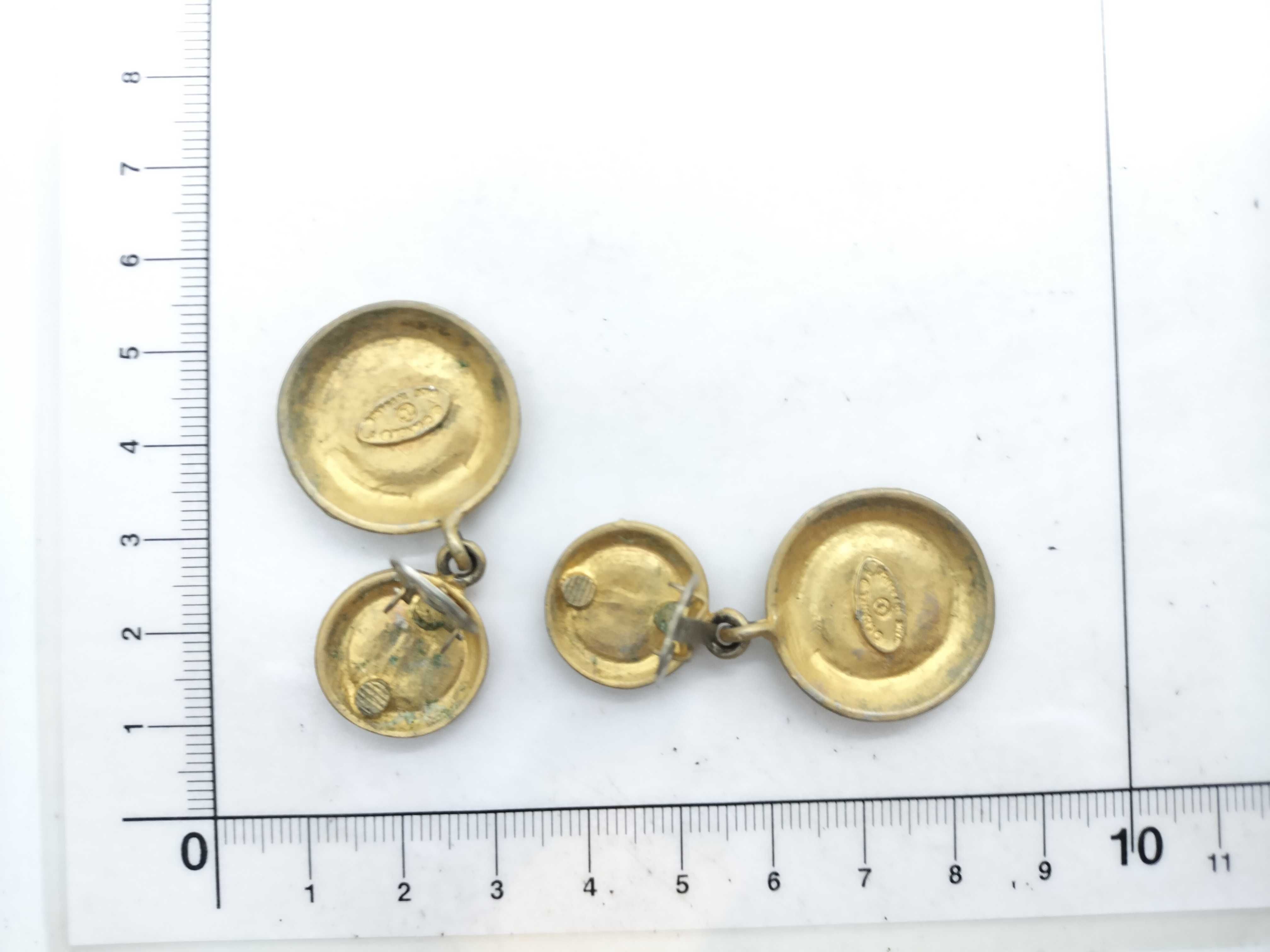 Vintage Coco Gold Earrings — view 7