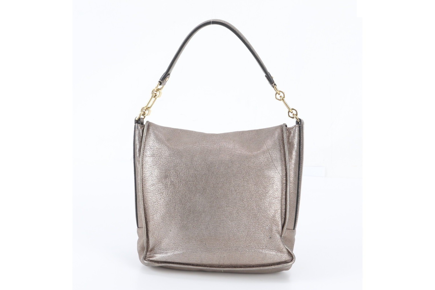Anagram Leather Shoulder Bag, One-Shoulder Bag — view 3