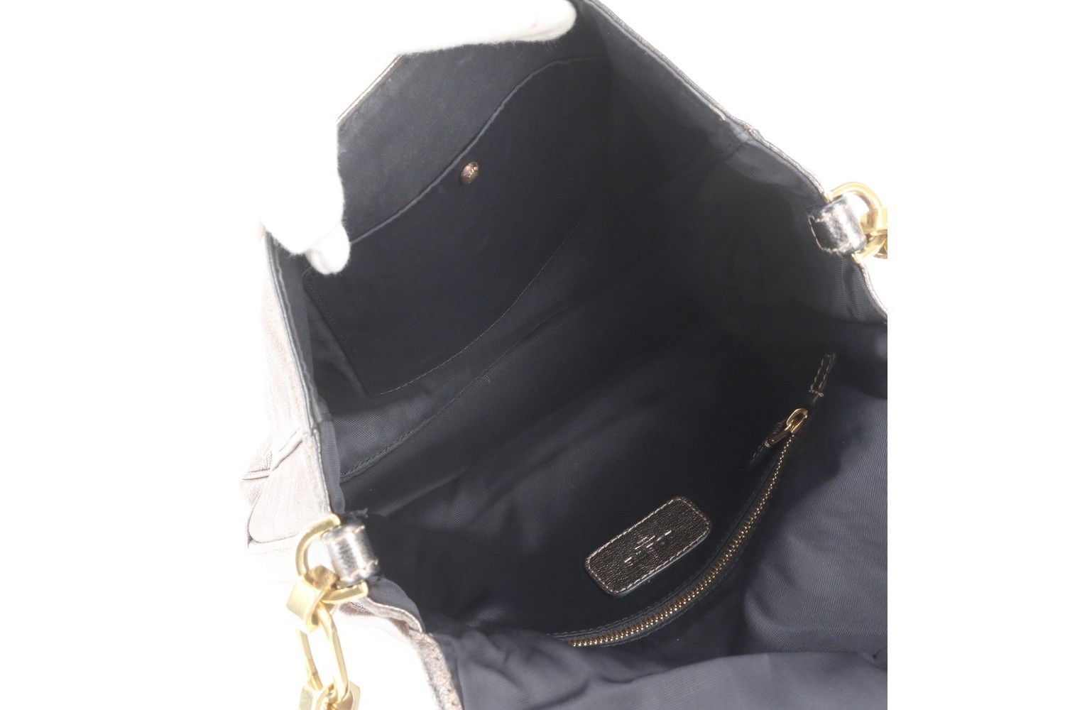 Anagram Leather Shoulder Bag, One-Shoulder Bag — view 7