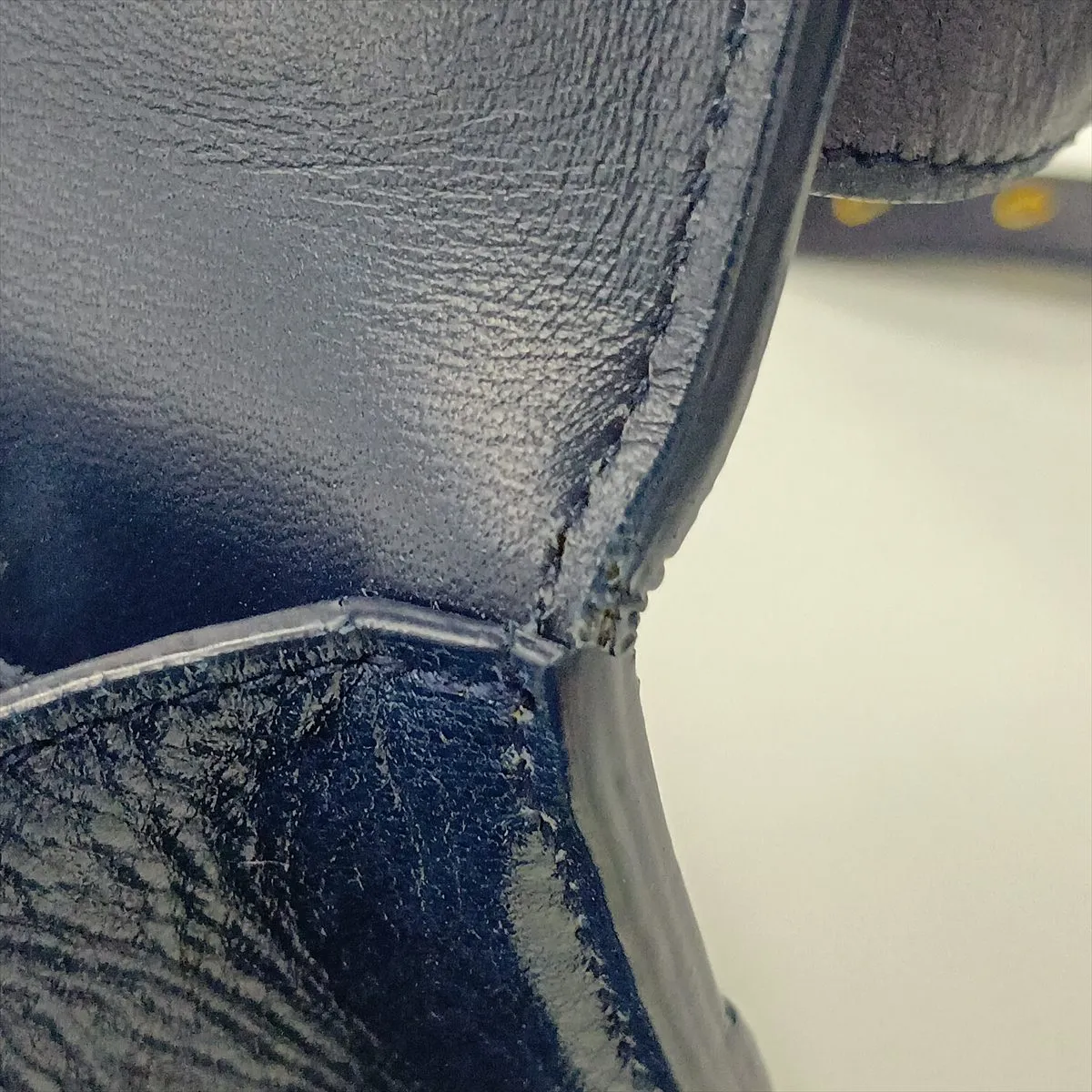 Montaigne 30 Leather Shoulder Bag, Blue — view 13