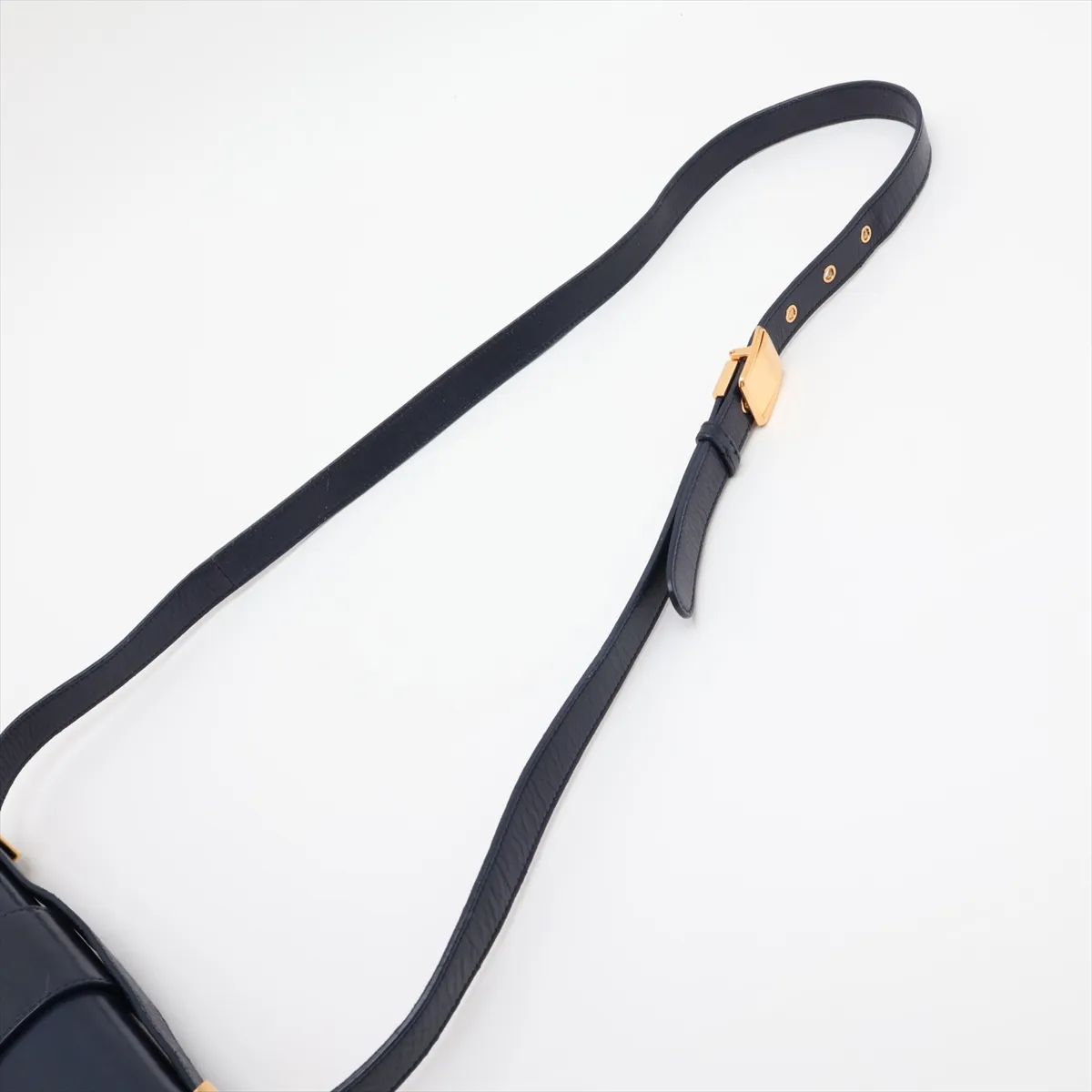 Montaigne 30 Leather Shoulder Bag, Blue — view 5
