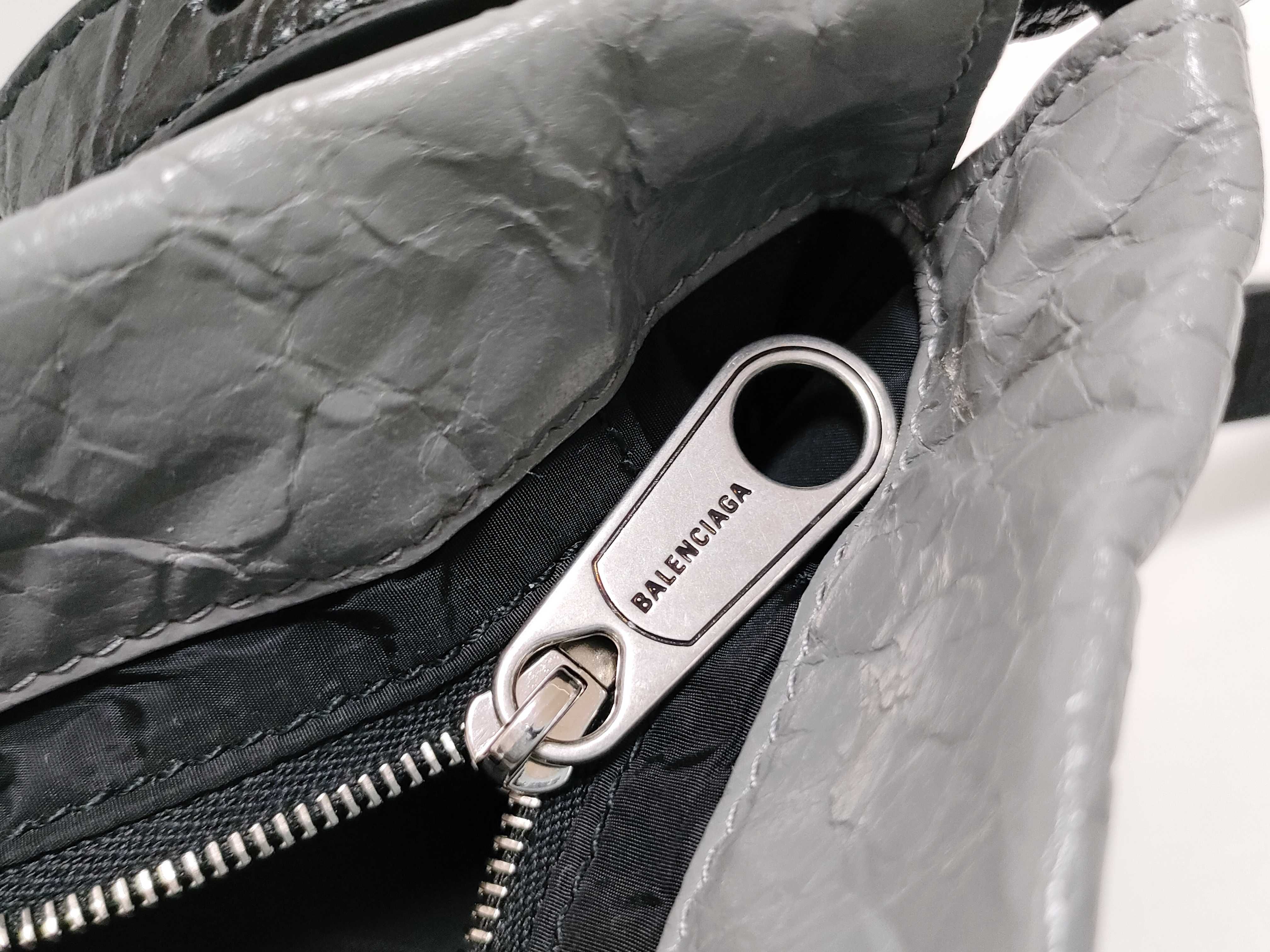 Shopper Dust Bag Leather Shoulder Bag Gray 847109 Shoulder Bag — view 13
