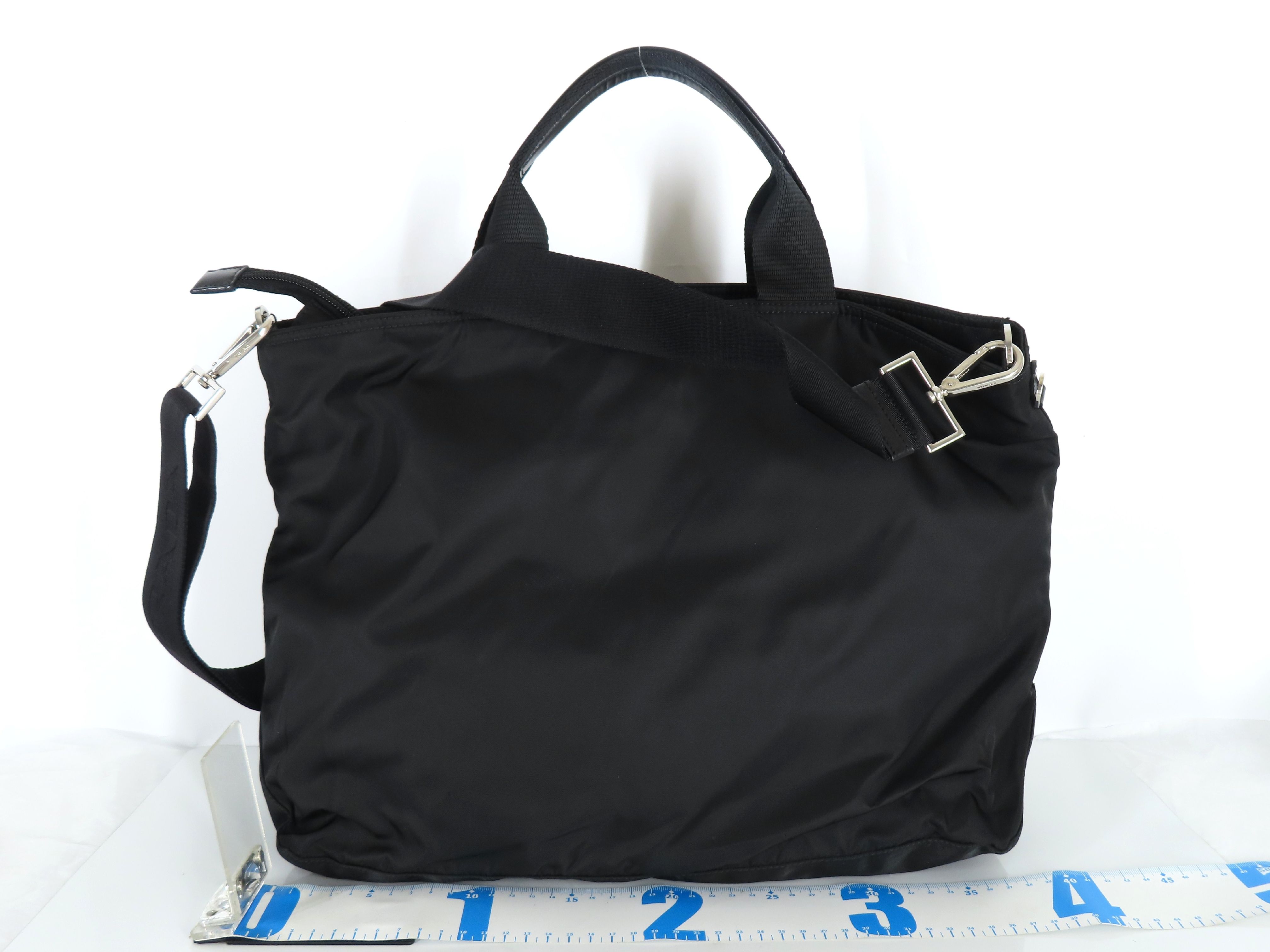 Nylon Prada Tessuto 2-Way Shoulder Bag Black BN1321 Handbag — view 2