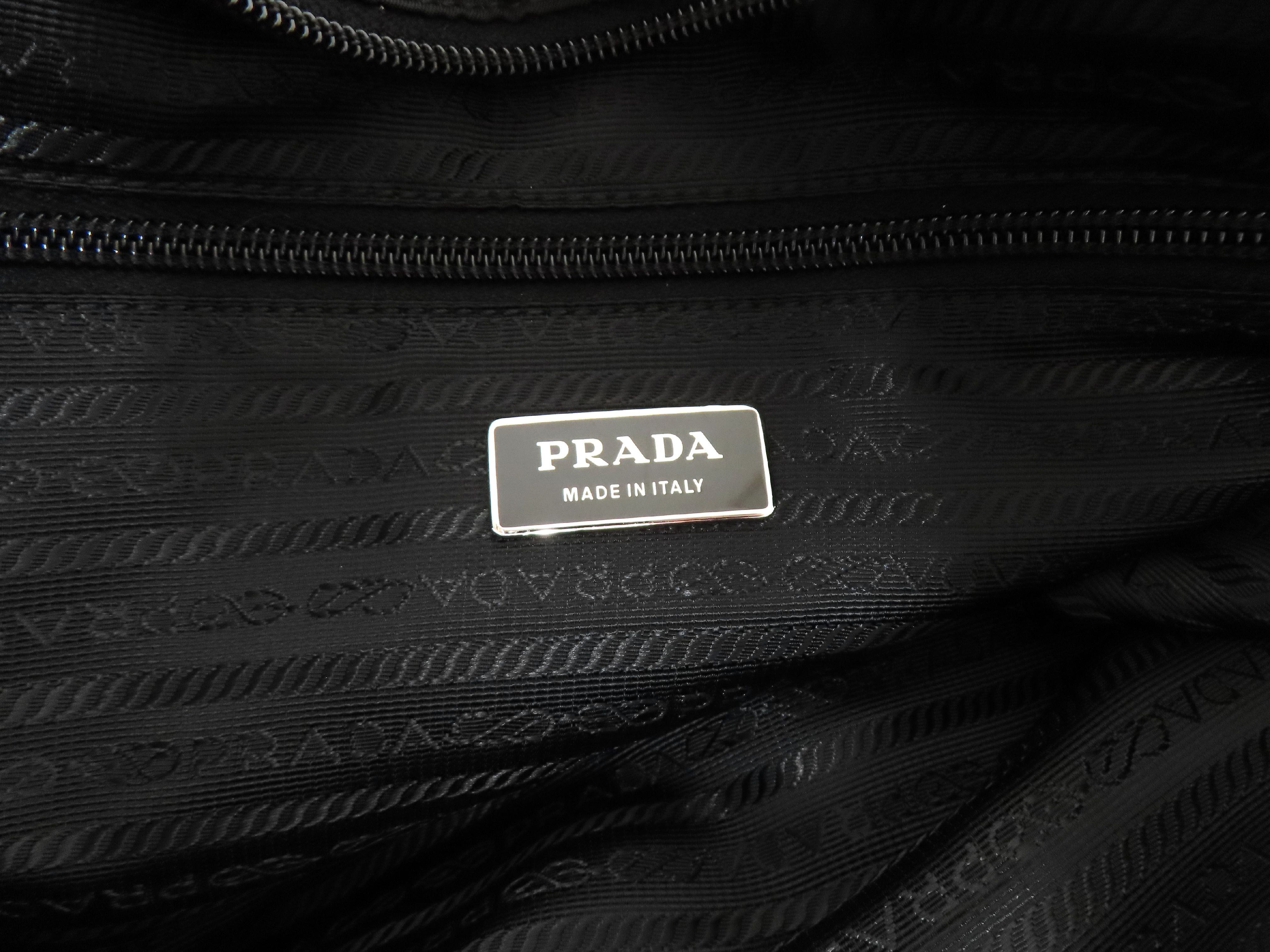 Nylon Prada Tessuto 2-Way Shoulder Bag Black BN1321 Handbag — view 11