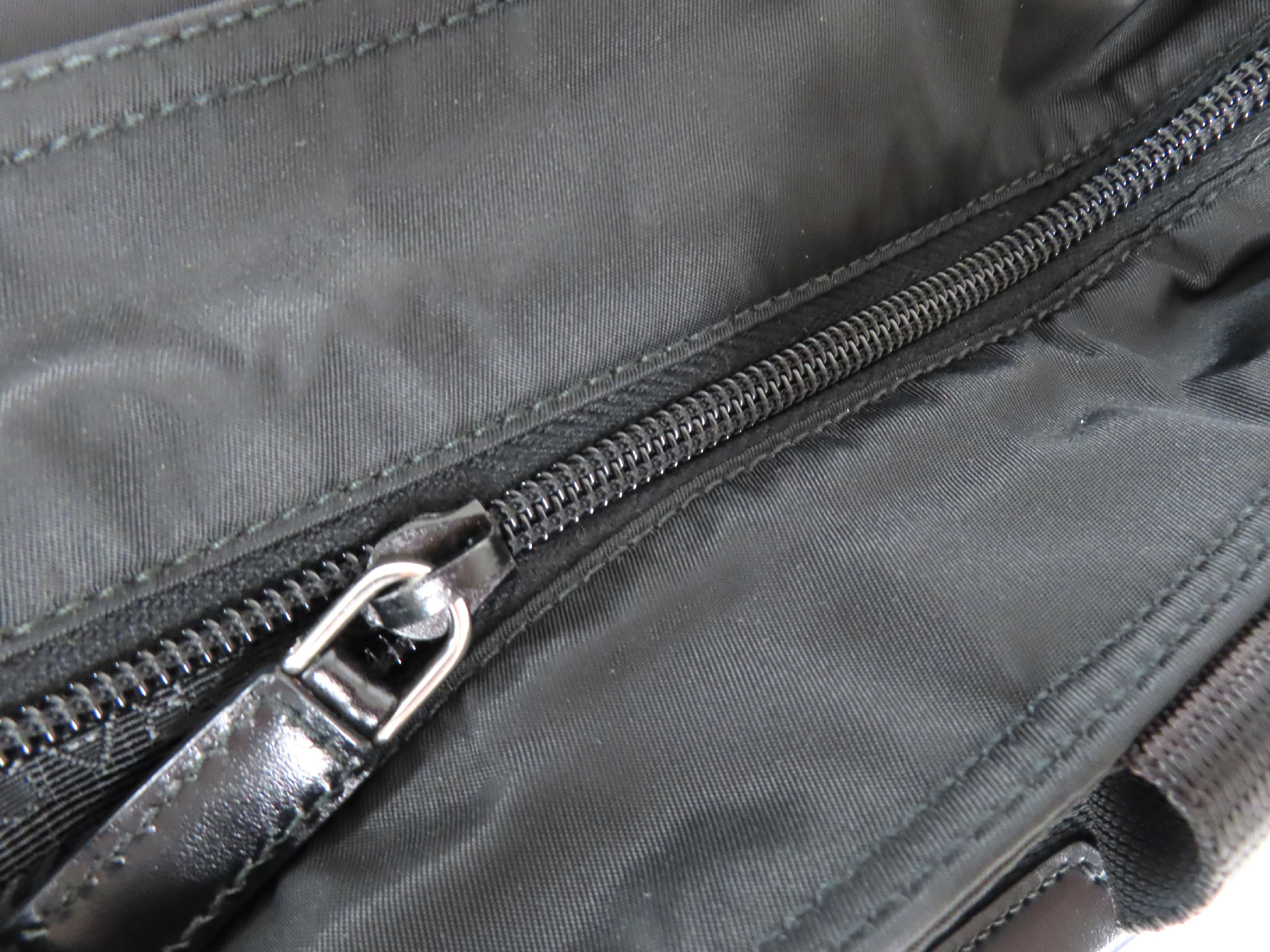 Nylon Prada Tessuto 2-Way Shoulder Bag Black BN1321 Handbag — view 8