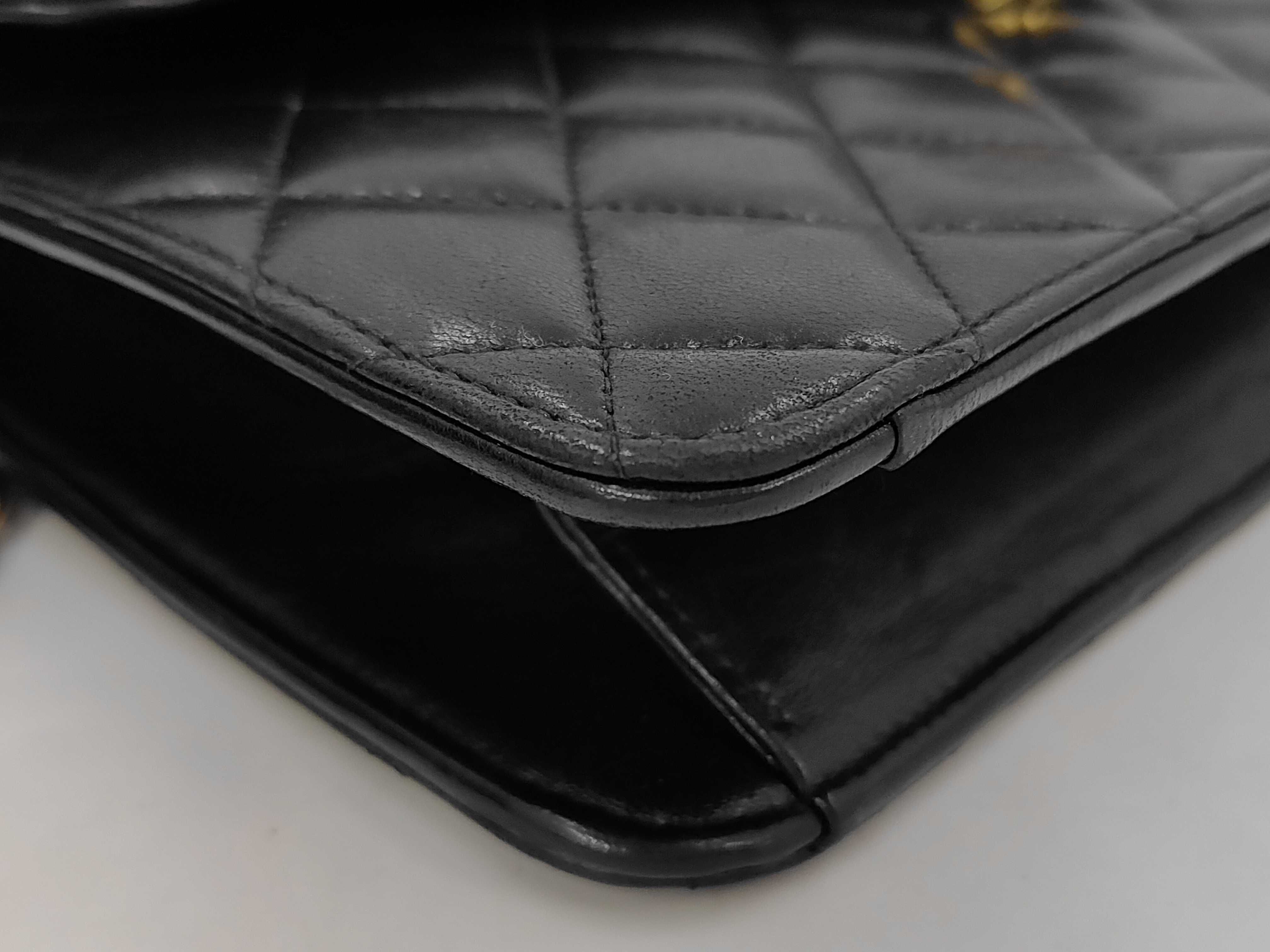 Matelassé Shoulder Bag, Black — view 3