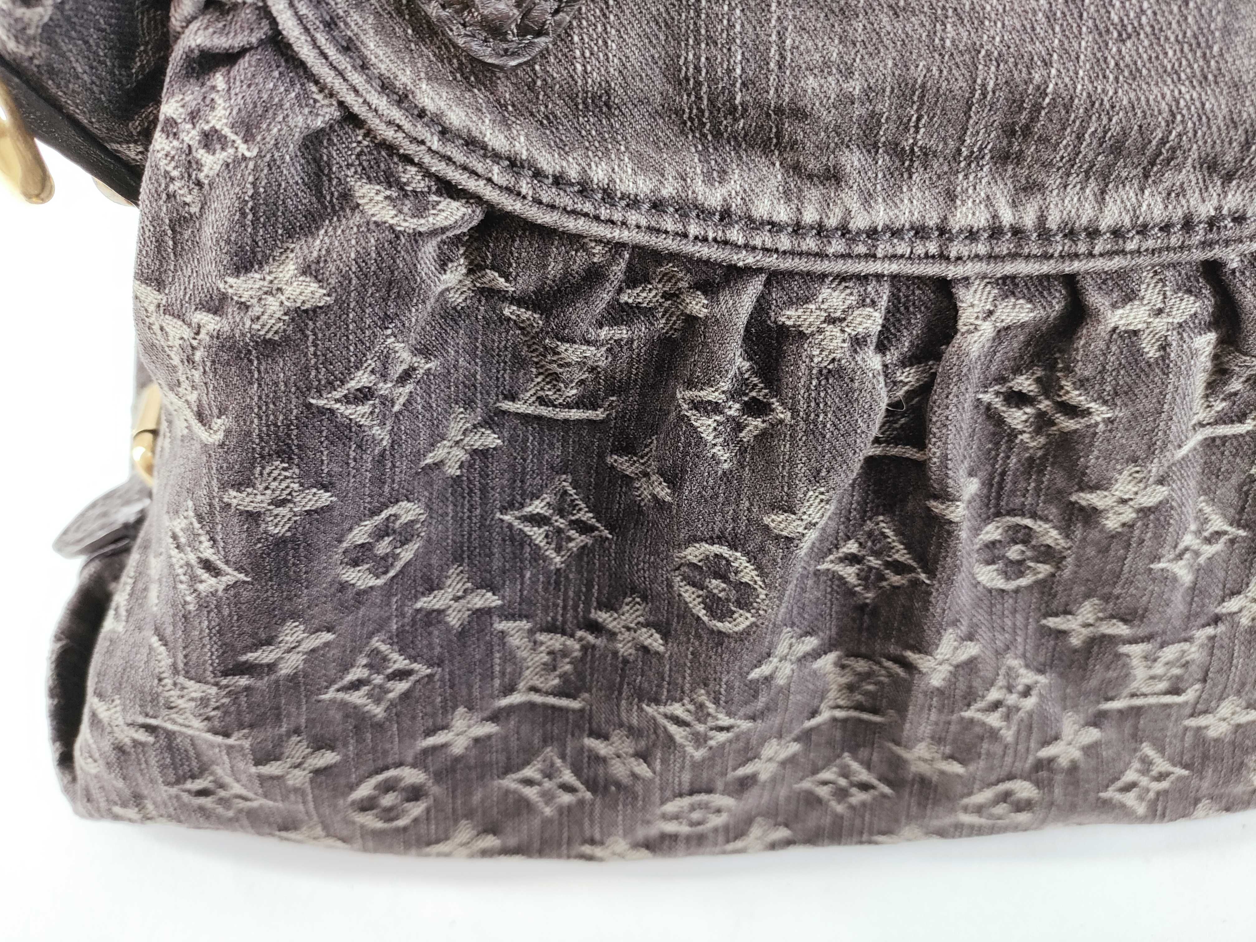 Monogram Louis Vuitton Monogram Denim M95351 Neo Cabby MM 2WAY Handbag — view 13