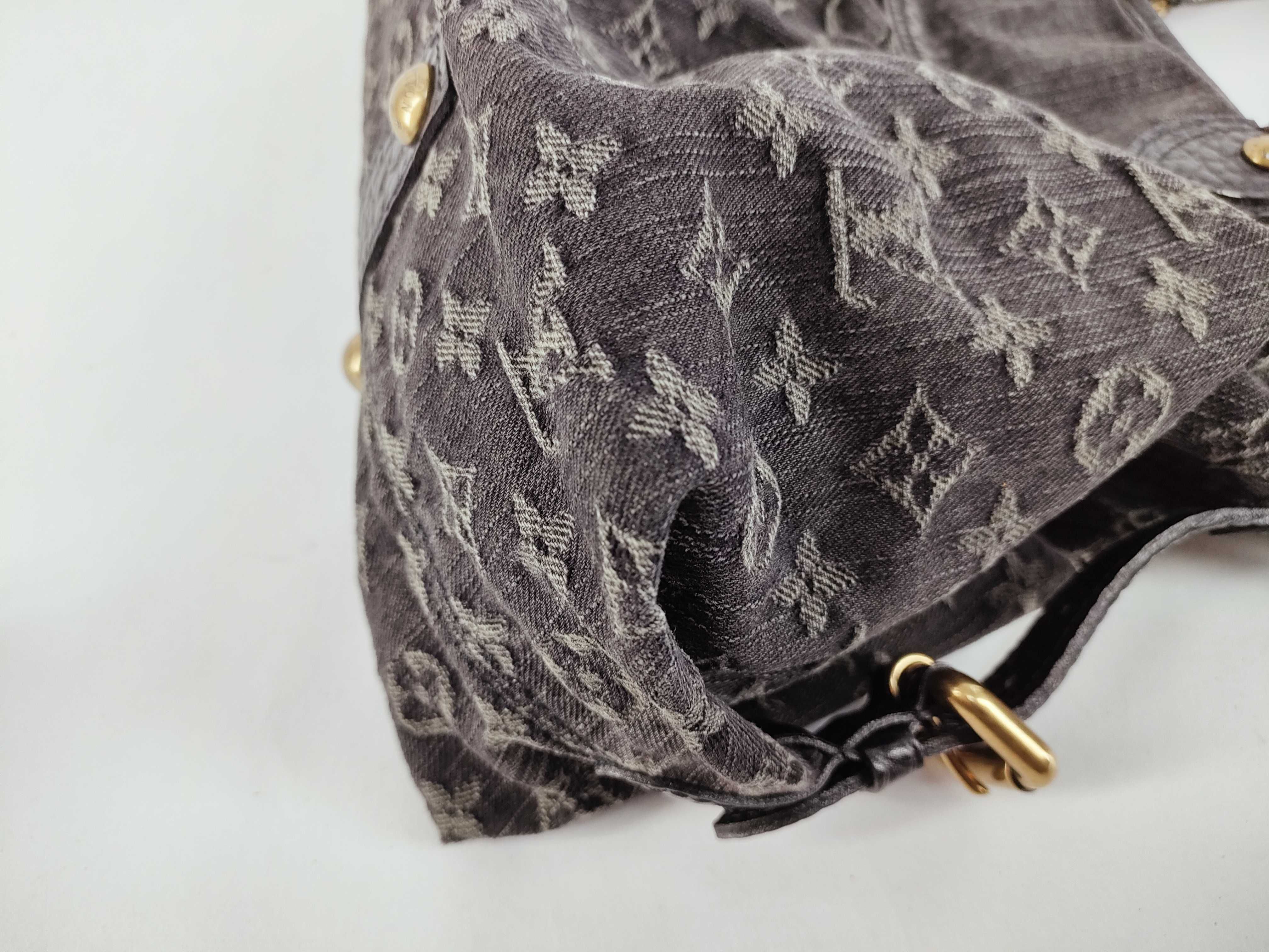 Monogram Louis Vuitton Monogram Denim M95351 Neo Cabby MM 2WAY Handbag — view 6