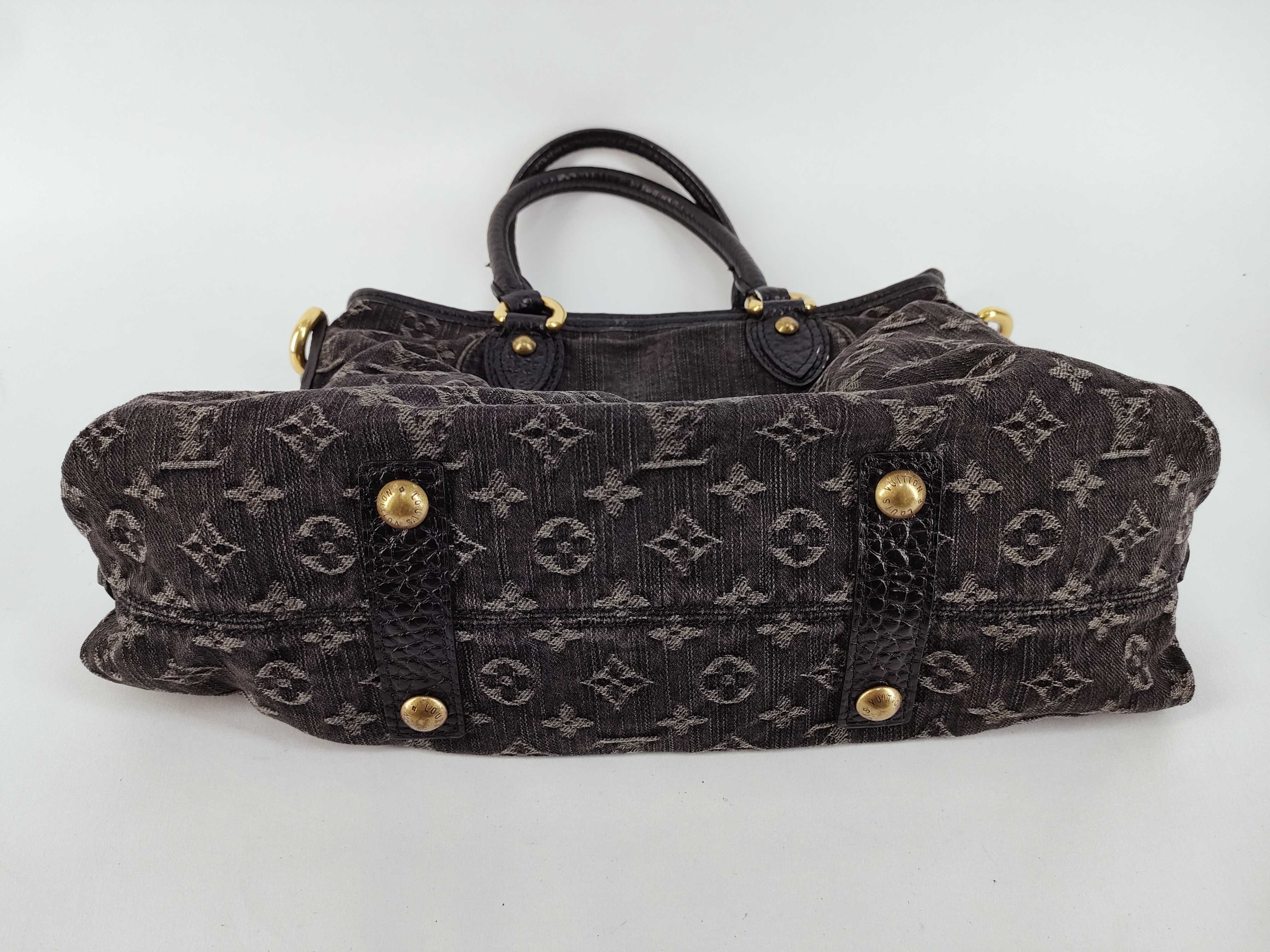 Monogram Louis Vuitton Monogram Denim M95351 Neo Cabby MM 2WAY Handbag — view 7