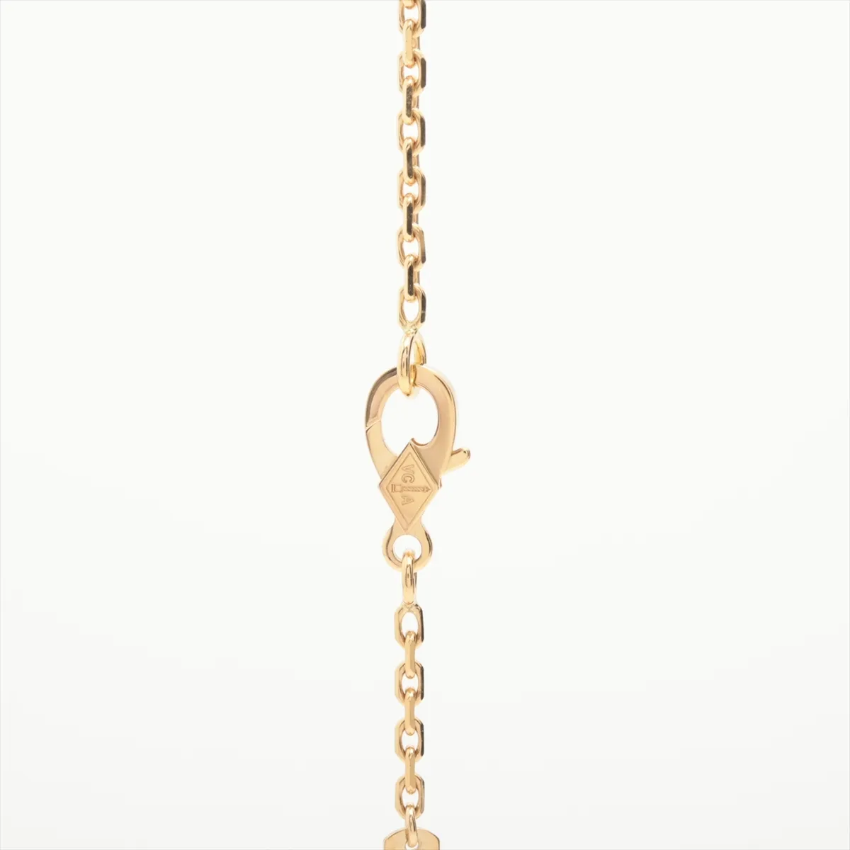 Magic Alhambra Long Onyx Necklace, 750 (Yellow Gold), 15.3g, JE020115. Hallmark damaged, — view 3