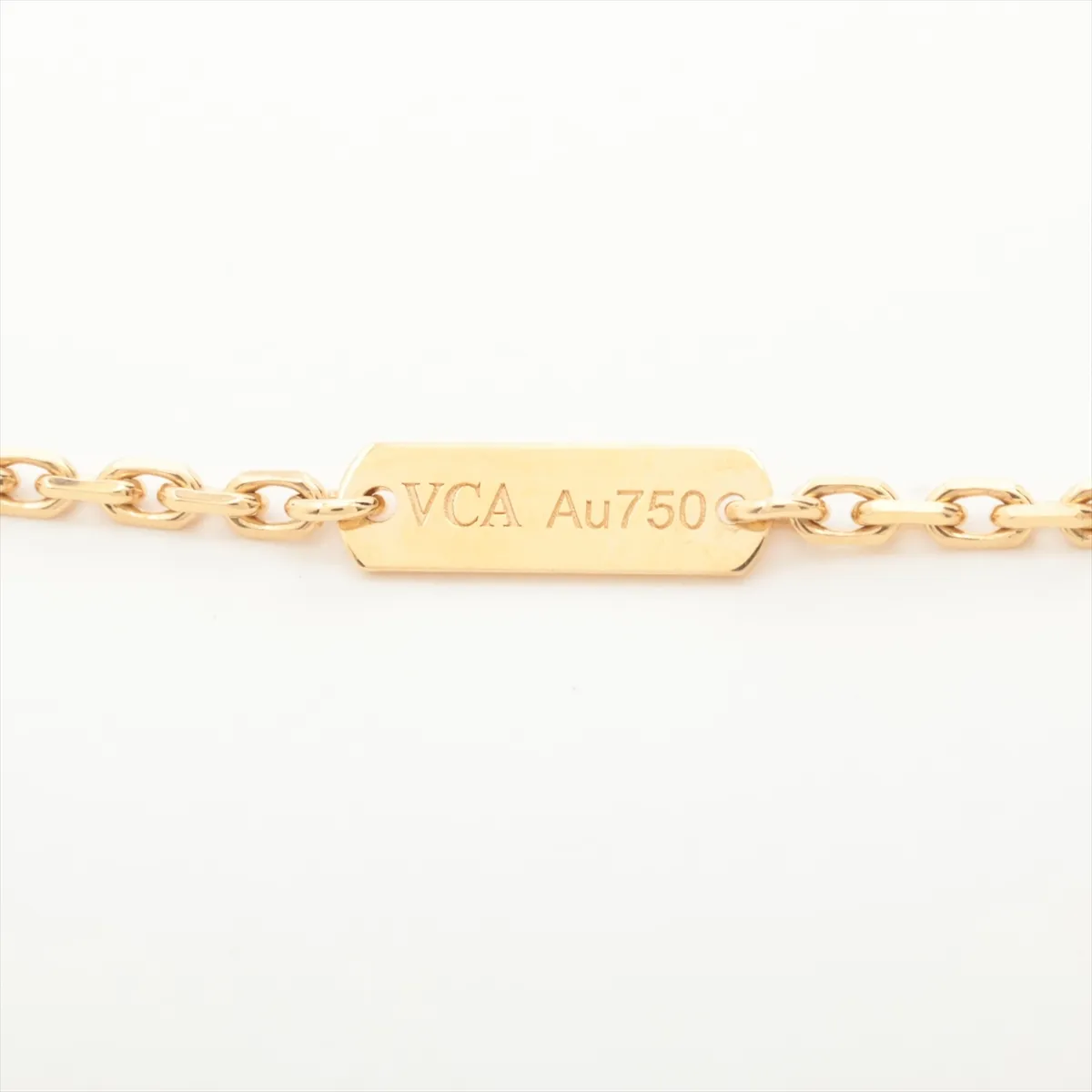 Magic Alhambra Long Onyx Necklace, 750 (Yellow Gold), 15.3g, JE020115. Hallmark damaged, — view 4