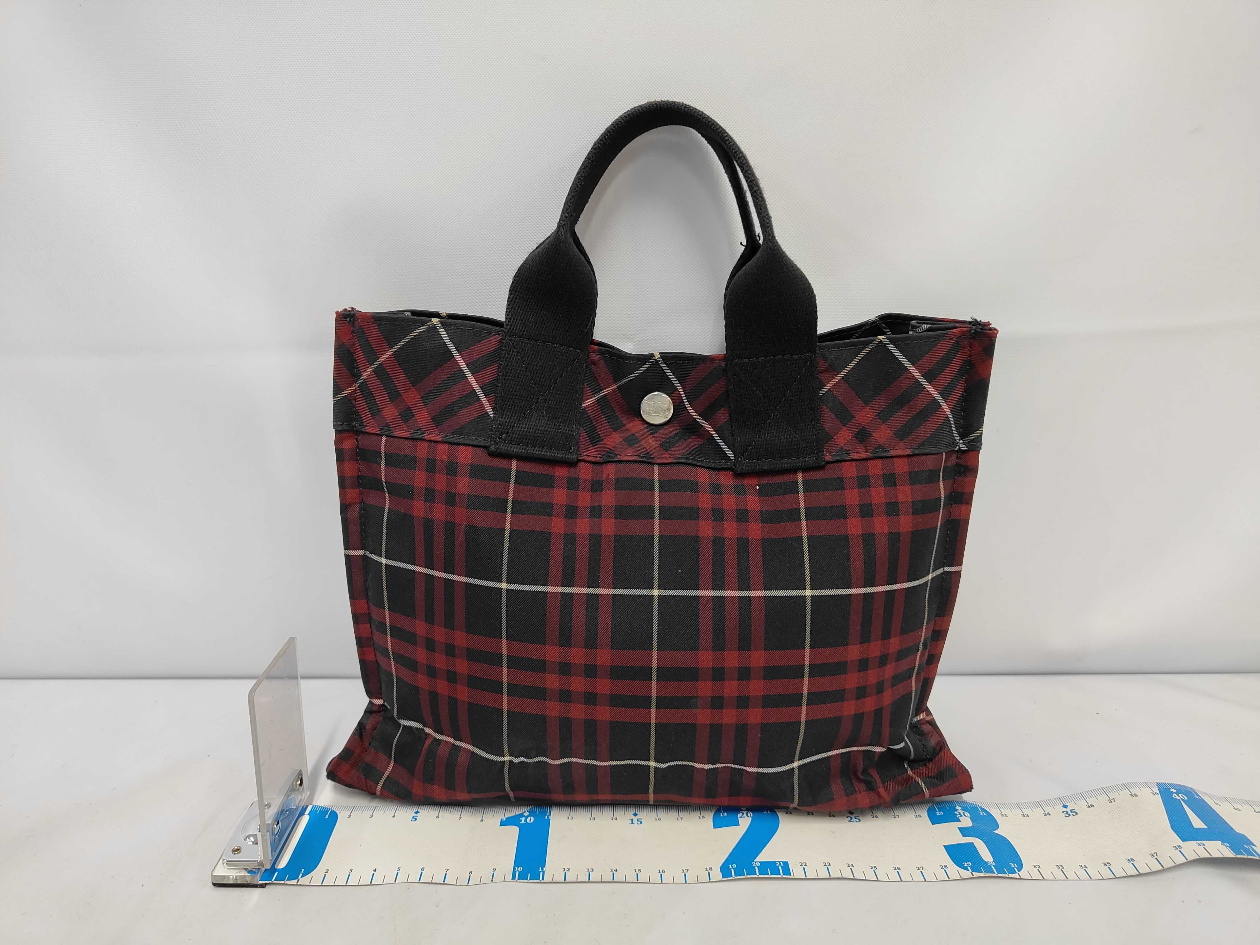 Leather Red Nova Check Mini Handbag — view 2