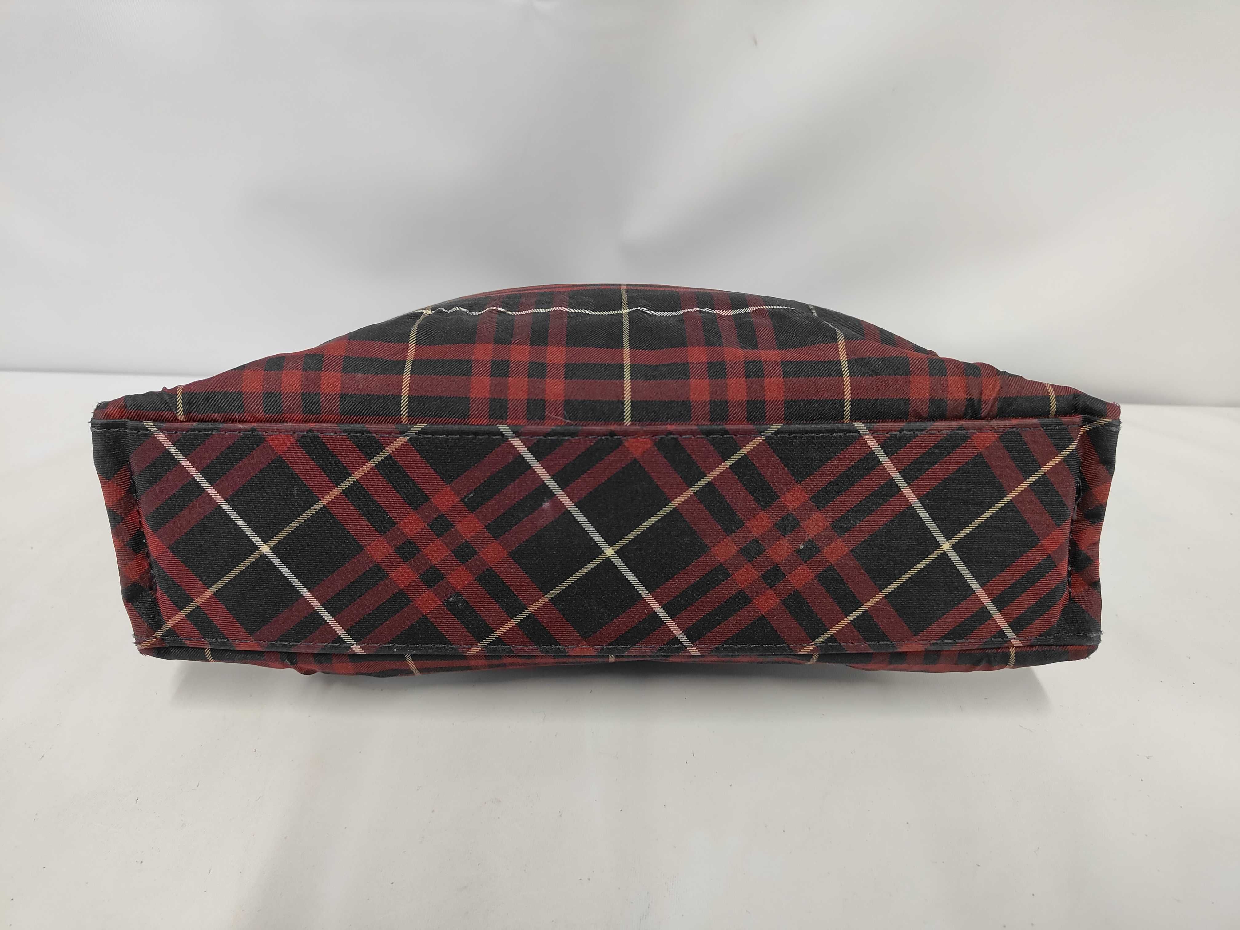 Leather Red Nova Check Mini Handbag — view 3