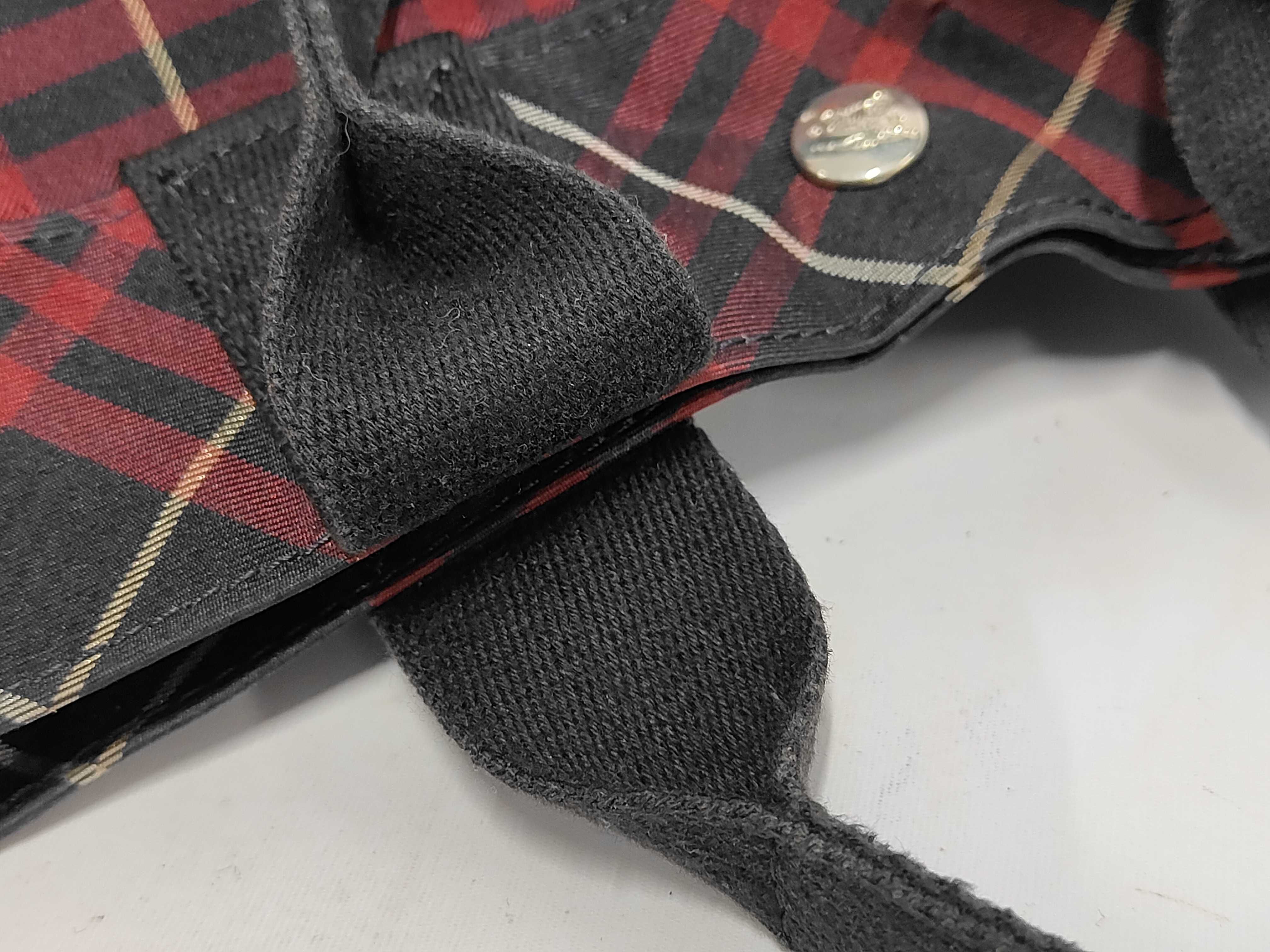 Leather Red Nova Check Mini Handbag — view 7