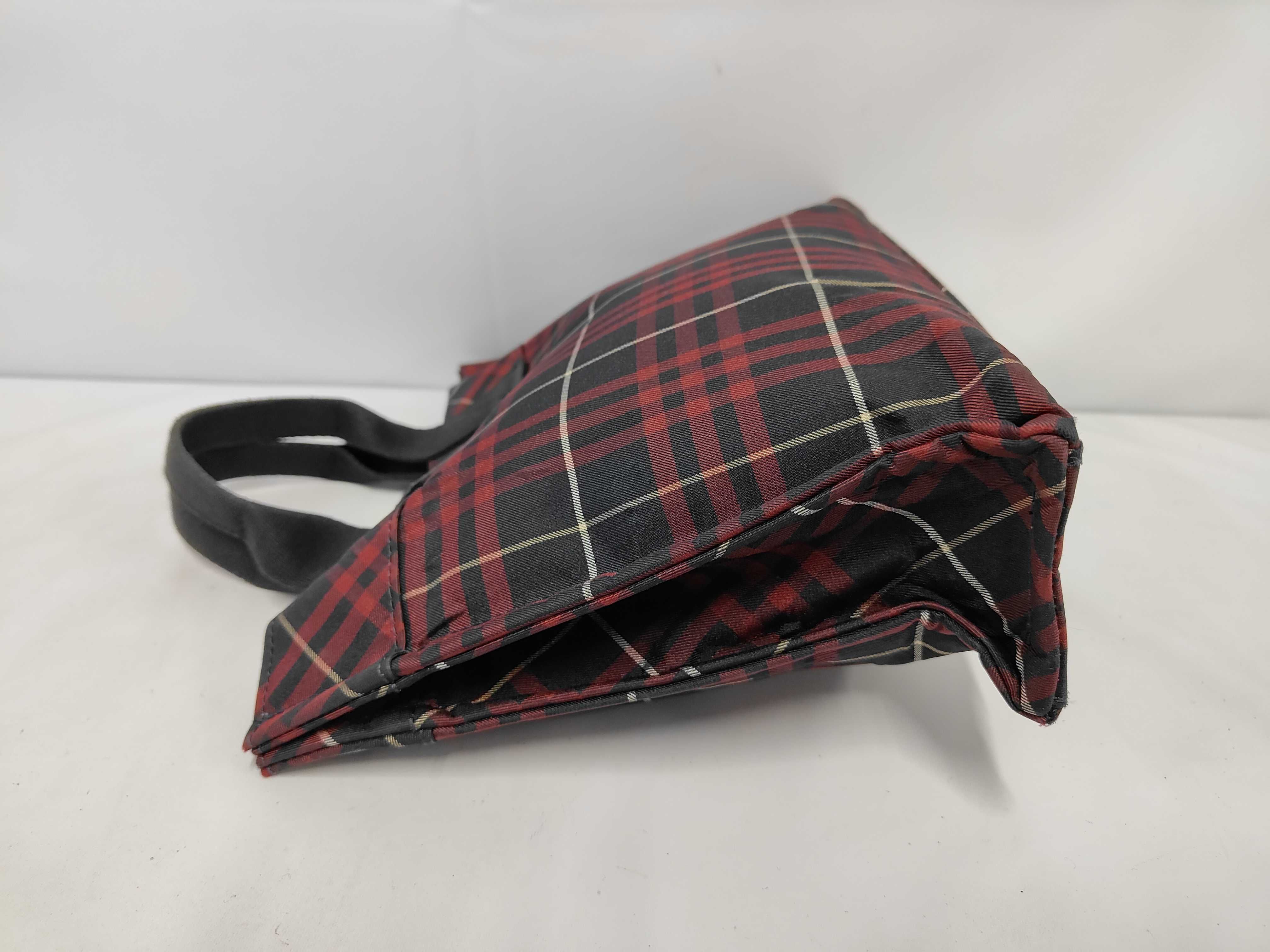 Leather Red Nova Check Mini Handbag — view 8