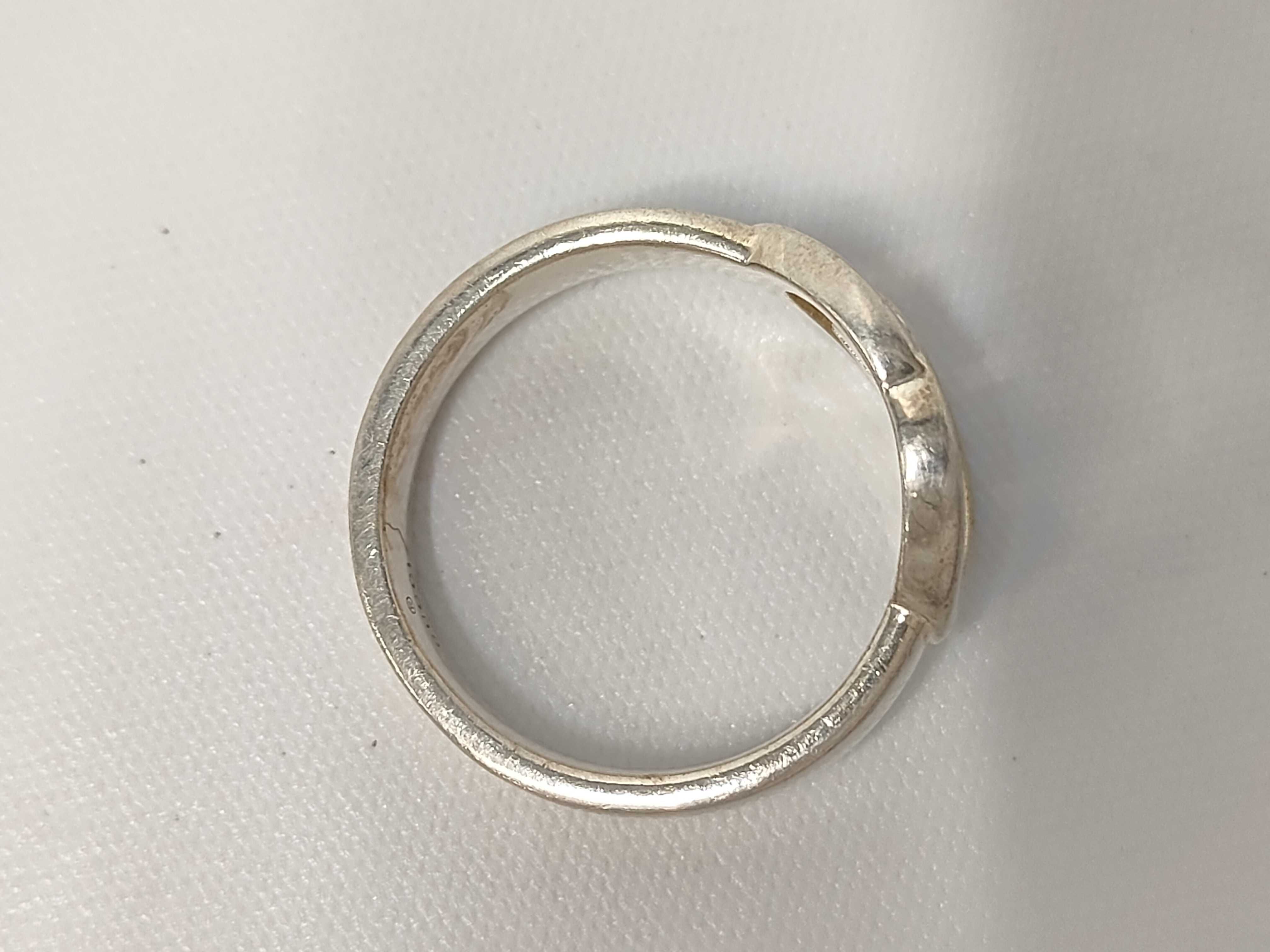 G-logo Interlocking G Sterling Silver 925 Ring — view 4