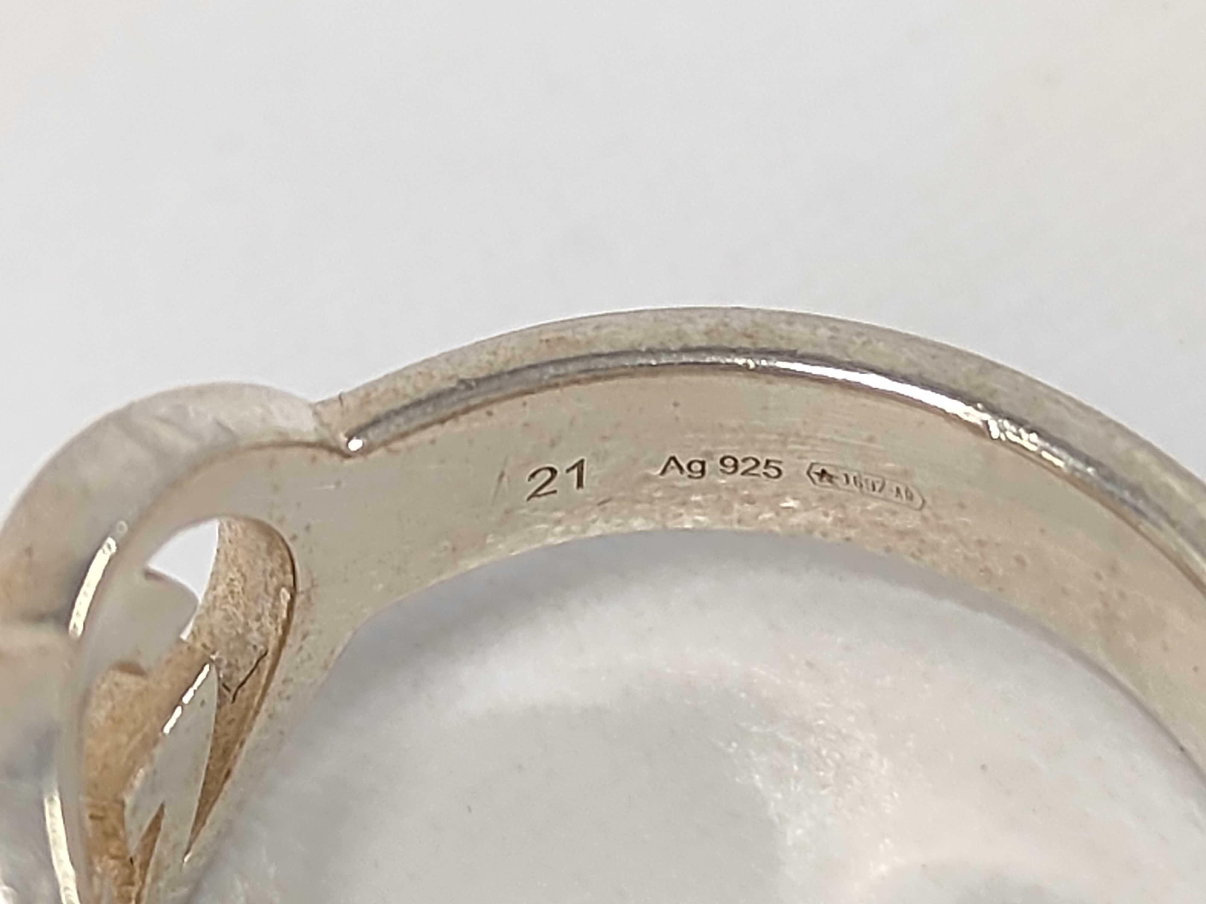G-logo Interlocking G Sterling Silver 925 Ring — view 7