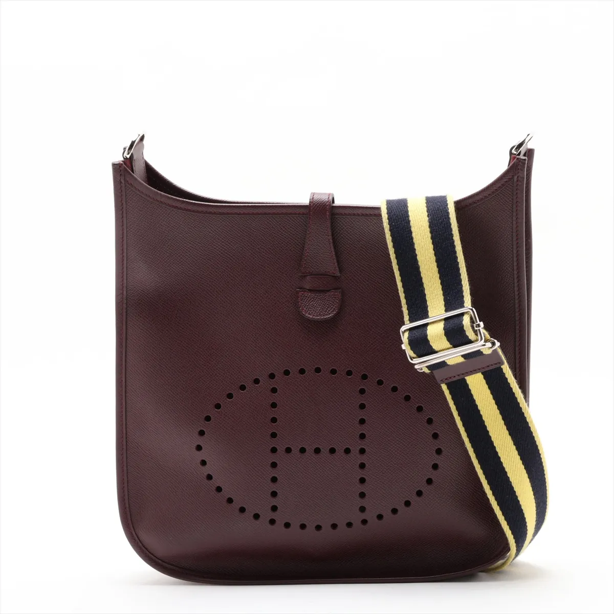 Evelyne 3 29 PM Amazon Veau Epsom Chocolate Silver Hardware X:2016