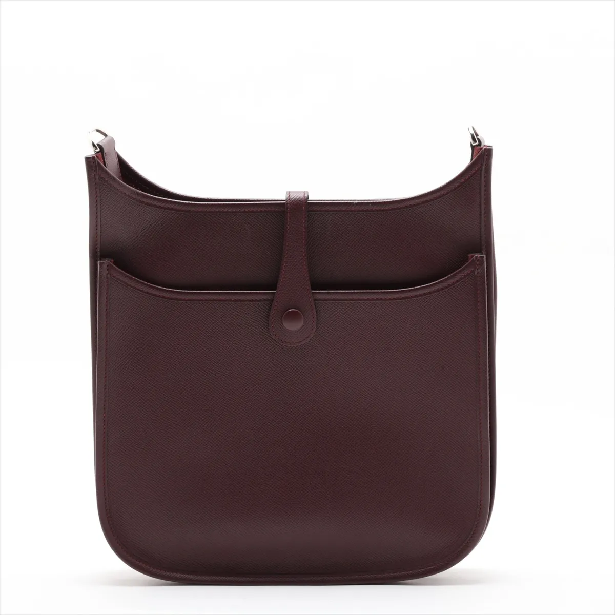 Evelyne 3 29 PM Amazon Veau Epsom Chocolate Silver Hardware X:2016 — view 2