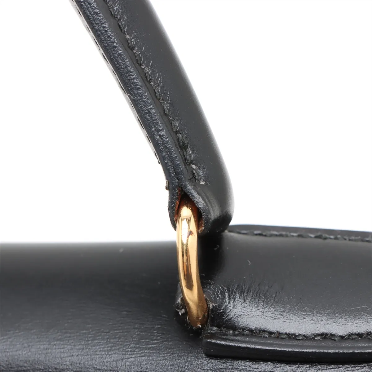 [Individually wrapped] Hermes Kelly 28 Le Tourne Box Calf Black Gold Hardware F:1976 — view 15