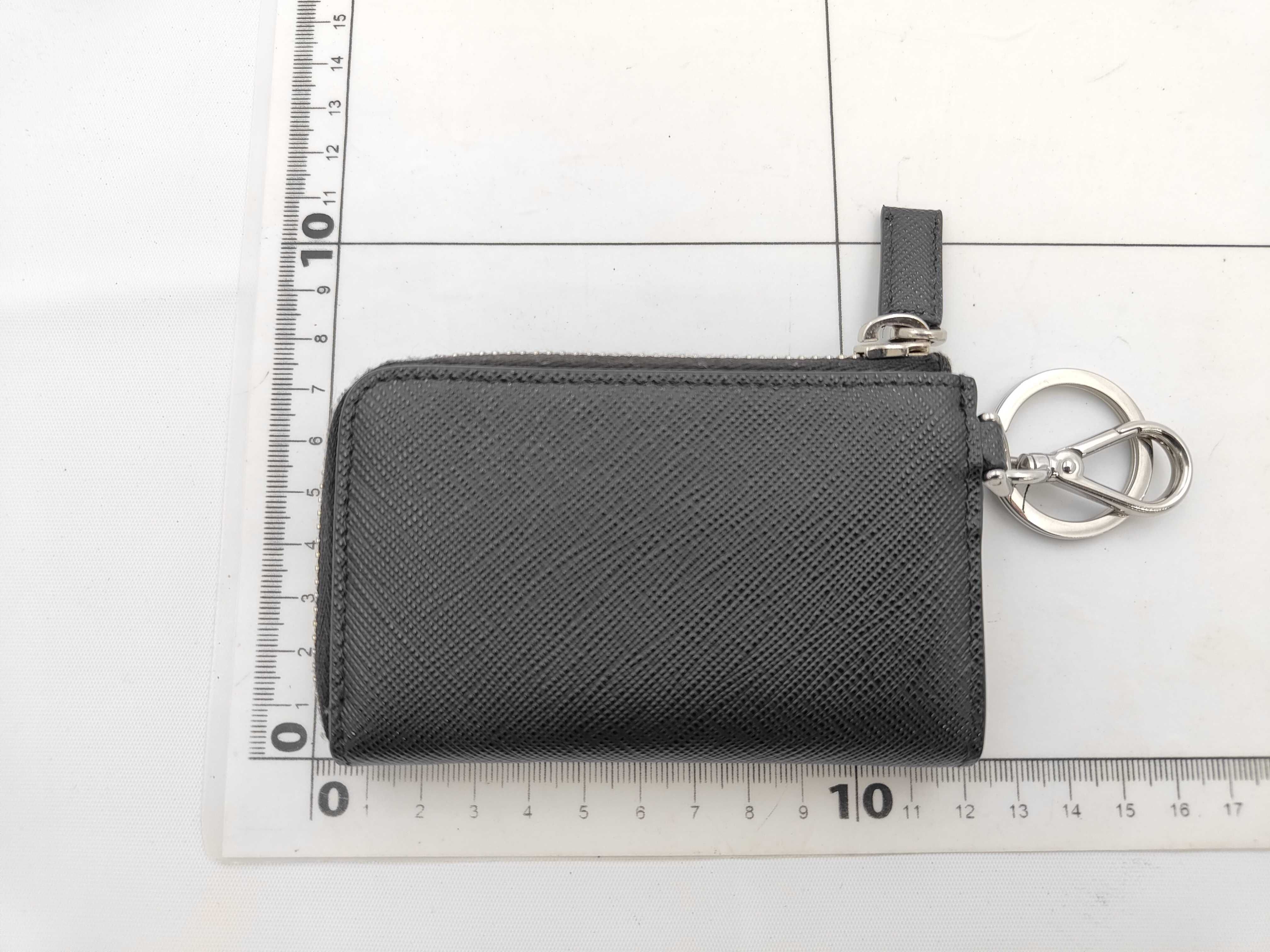 Saffiano Leather Coin Case — view 2