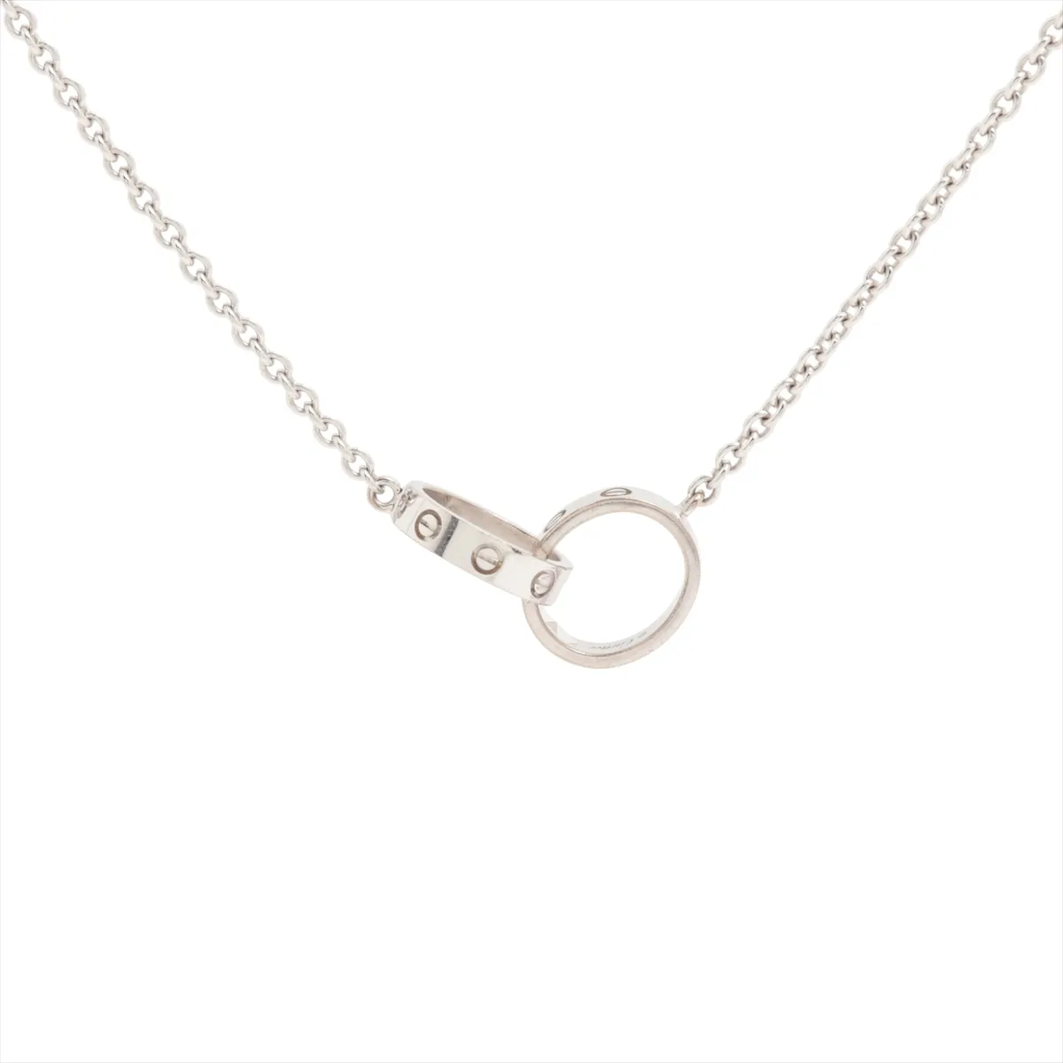 Baby Love Necklace 750 (WG) 7.4g DEV173 (Damage to the pendant)