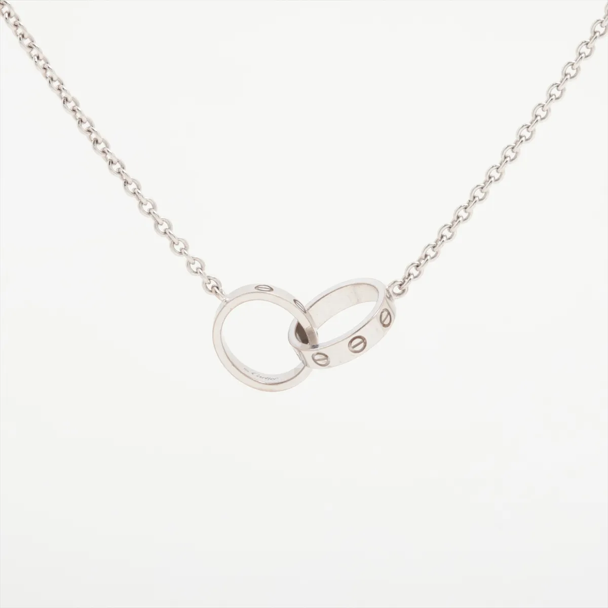 Baby Love Necklace 750 (WG) 7.4g DEV173 (Damage to the pendant) — view 2