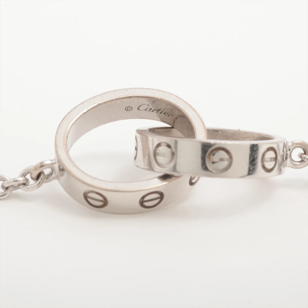 Baby Love Necklace 750 (WG) 7.4g DEV173 (Damage to the pendant) — view 4