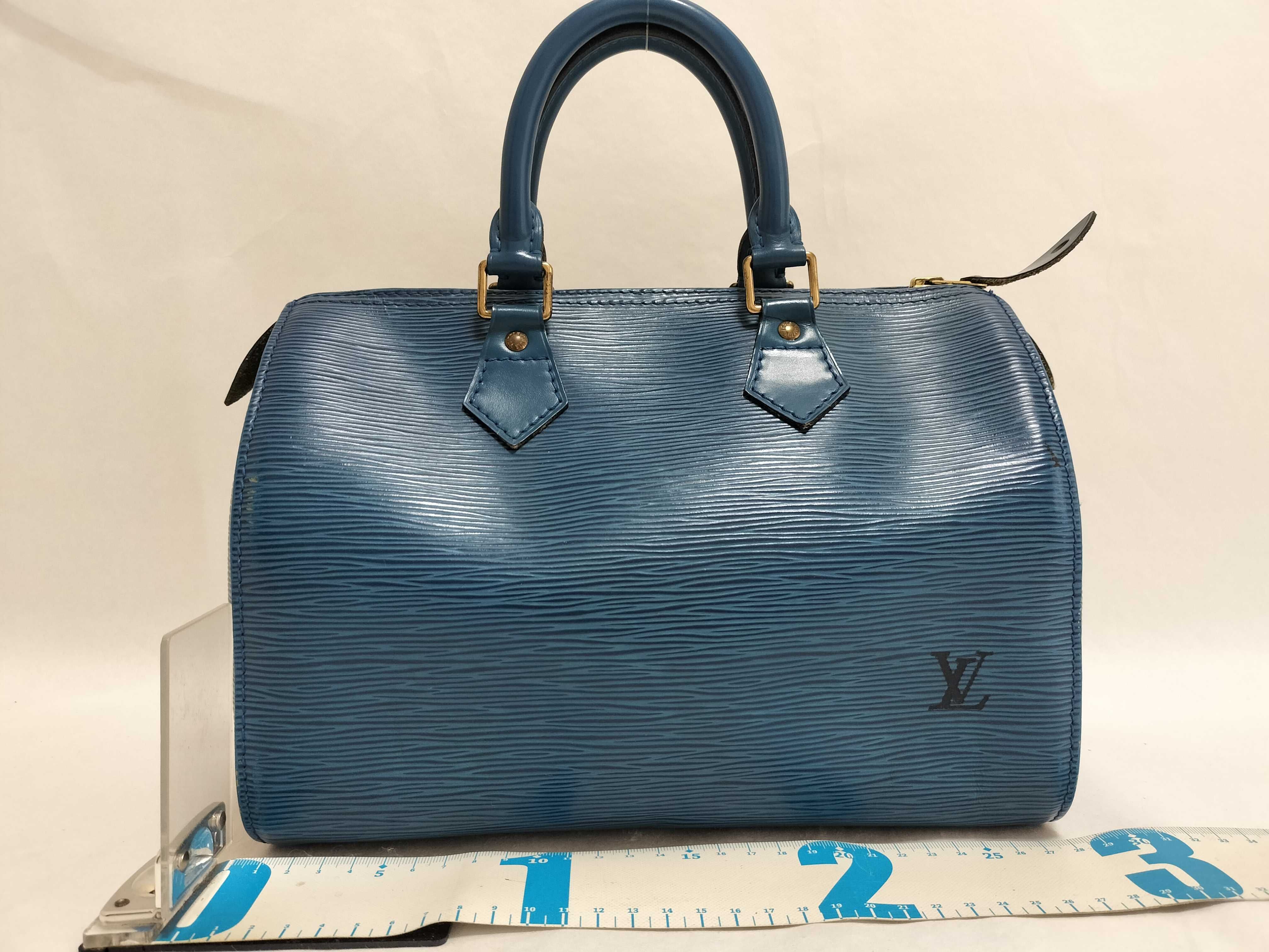 Epi Speedy 25 M43015 VI1903 Blue Handbag — view 2