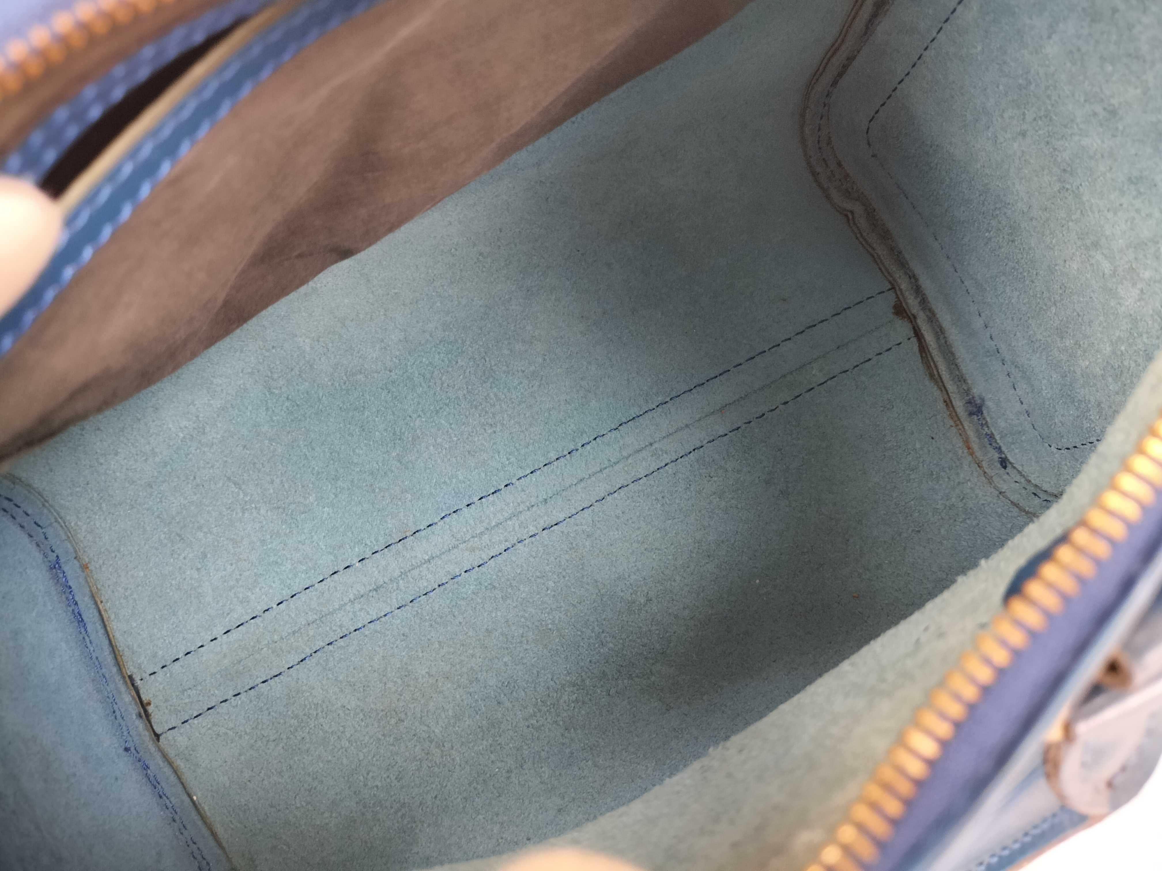 Epi Speedy 25 M43015 VI1903 Blue Handbag — view 10
