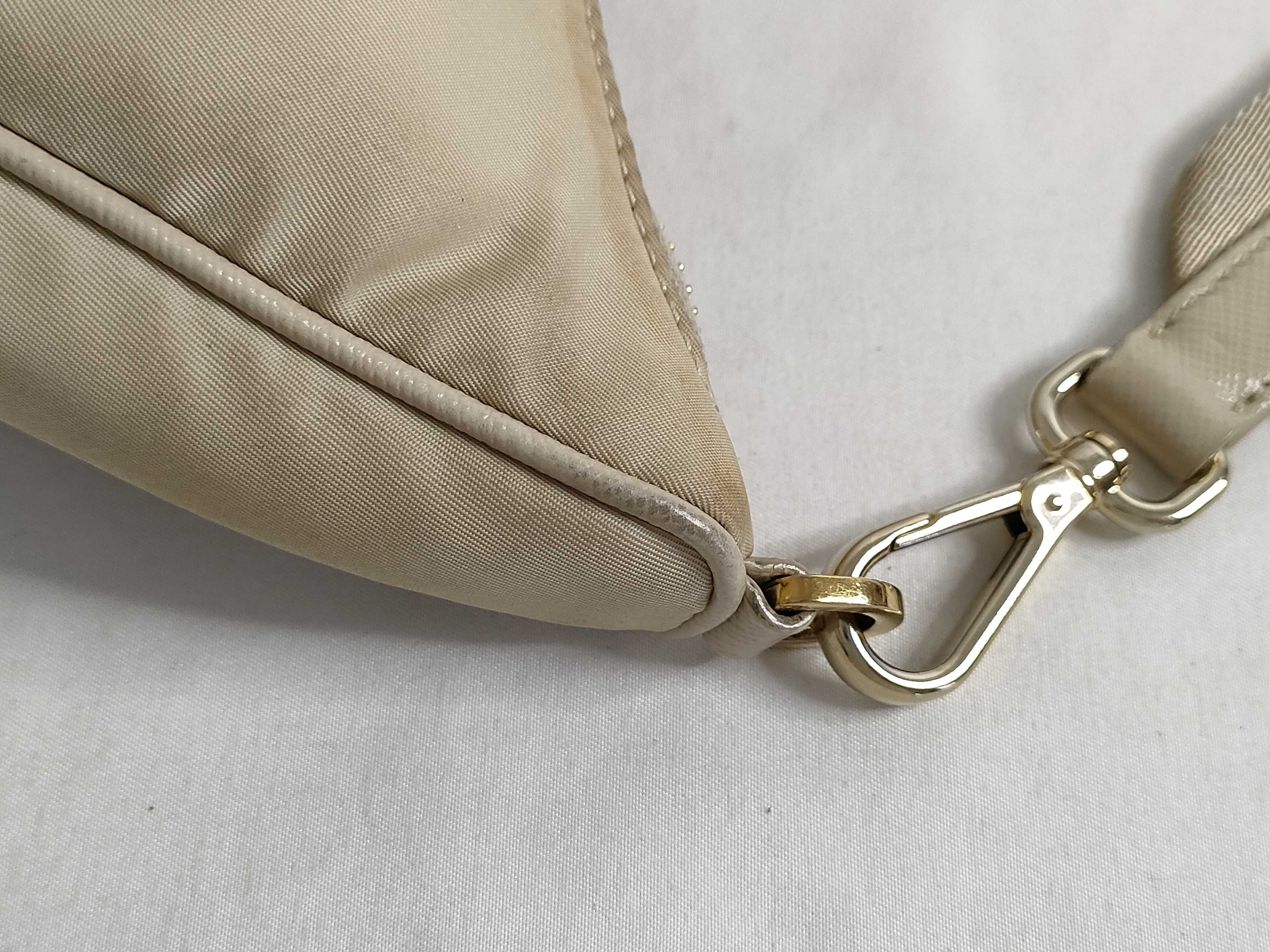 Nylon Triangle Logo Shoulder Bag — view 5