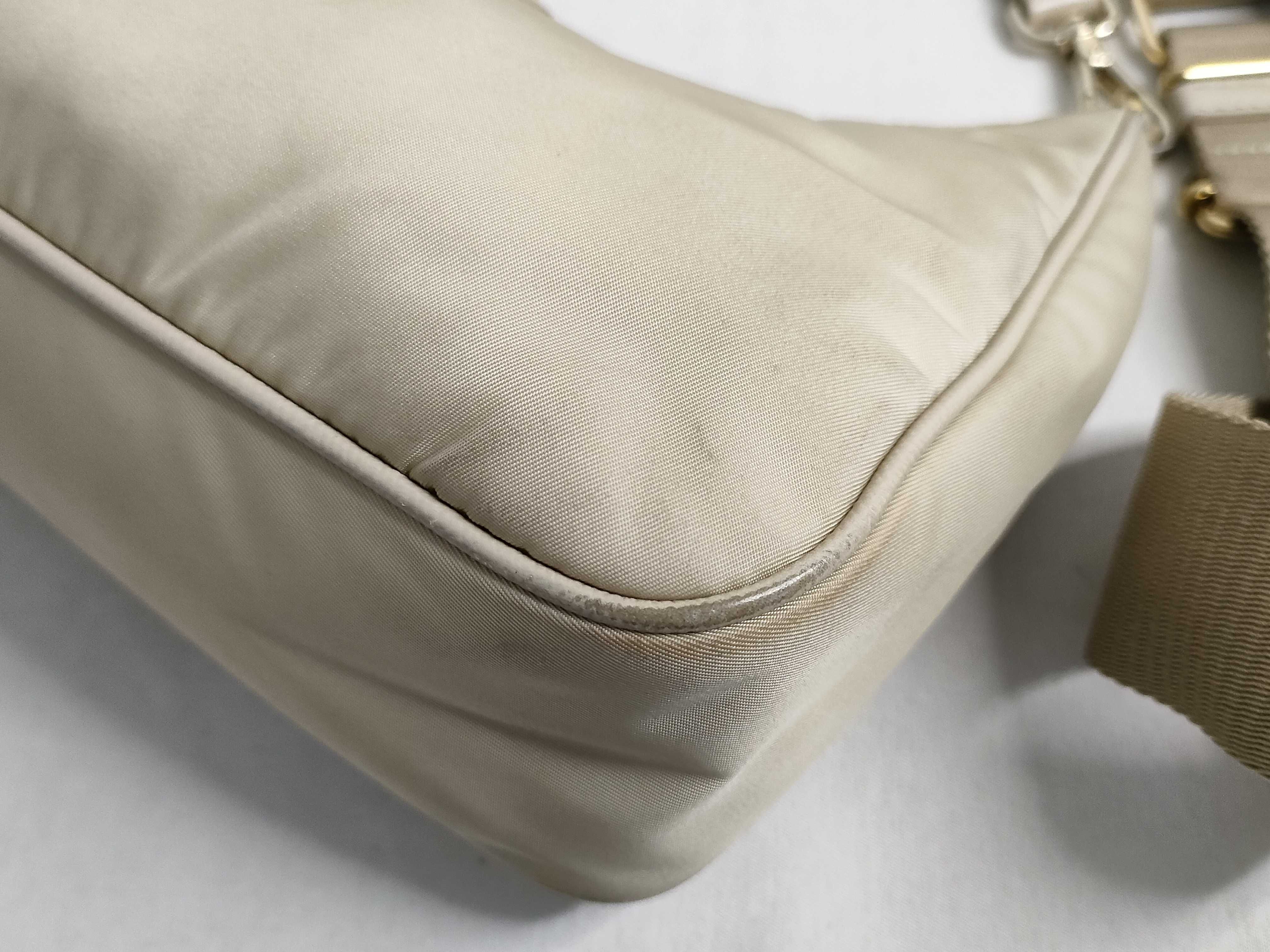 Nylon Triangle Logo Shoulder Bag — view 6