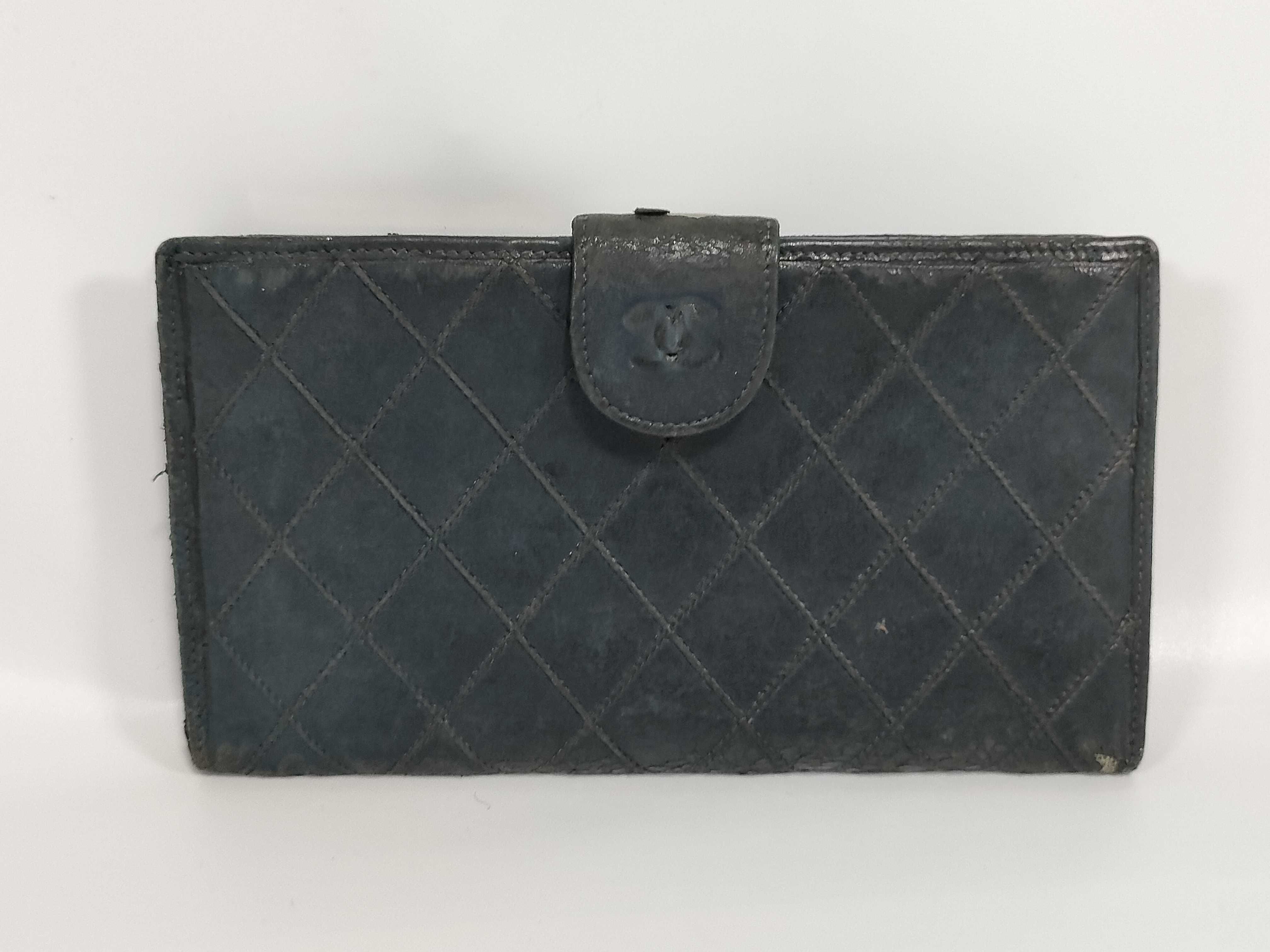 Matelassé Bicolore Long Wallet