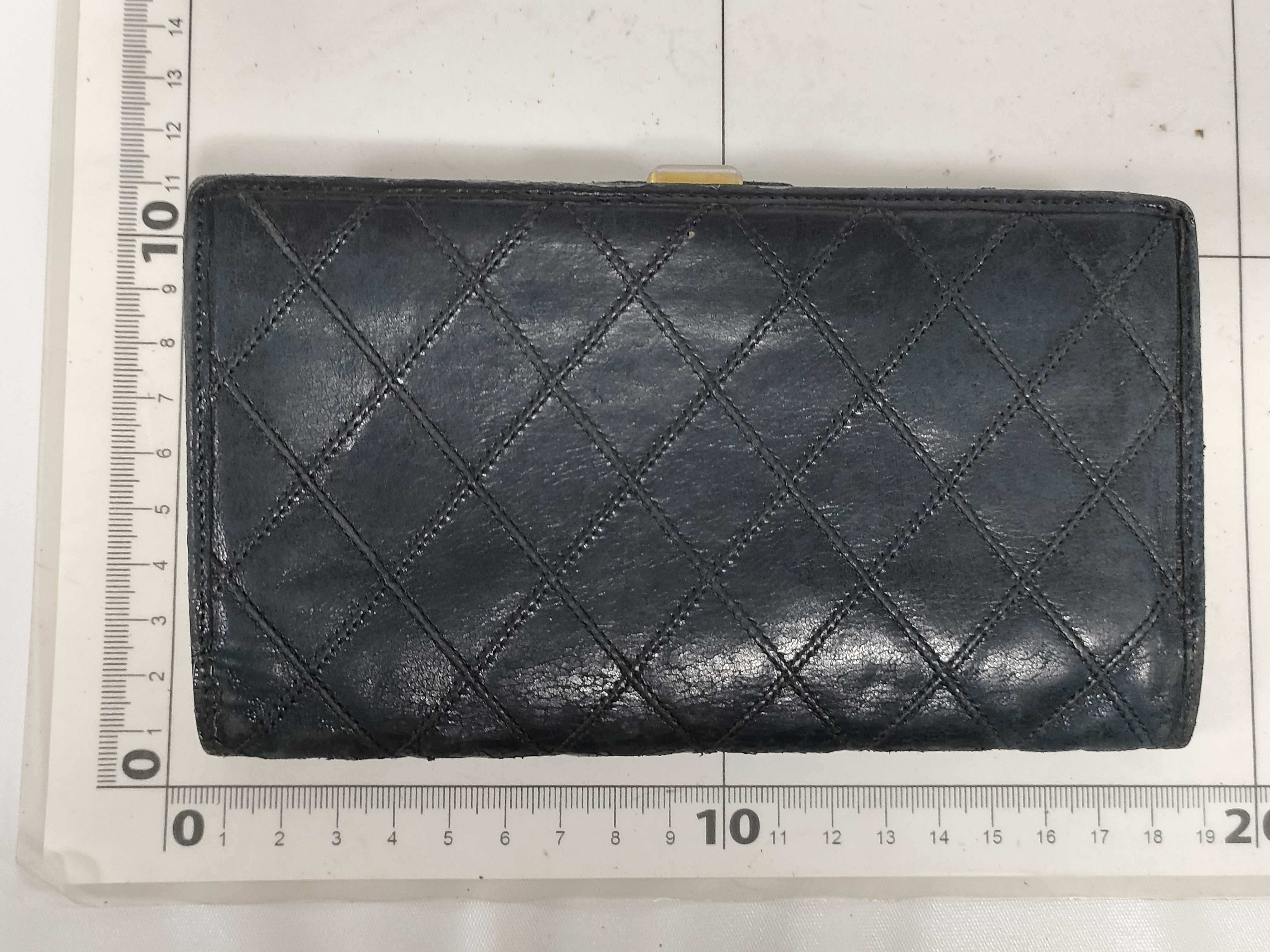 Matelassé Bicolore Long Wallet — view 2