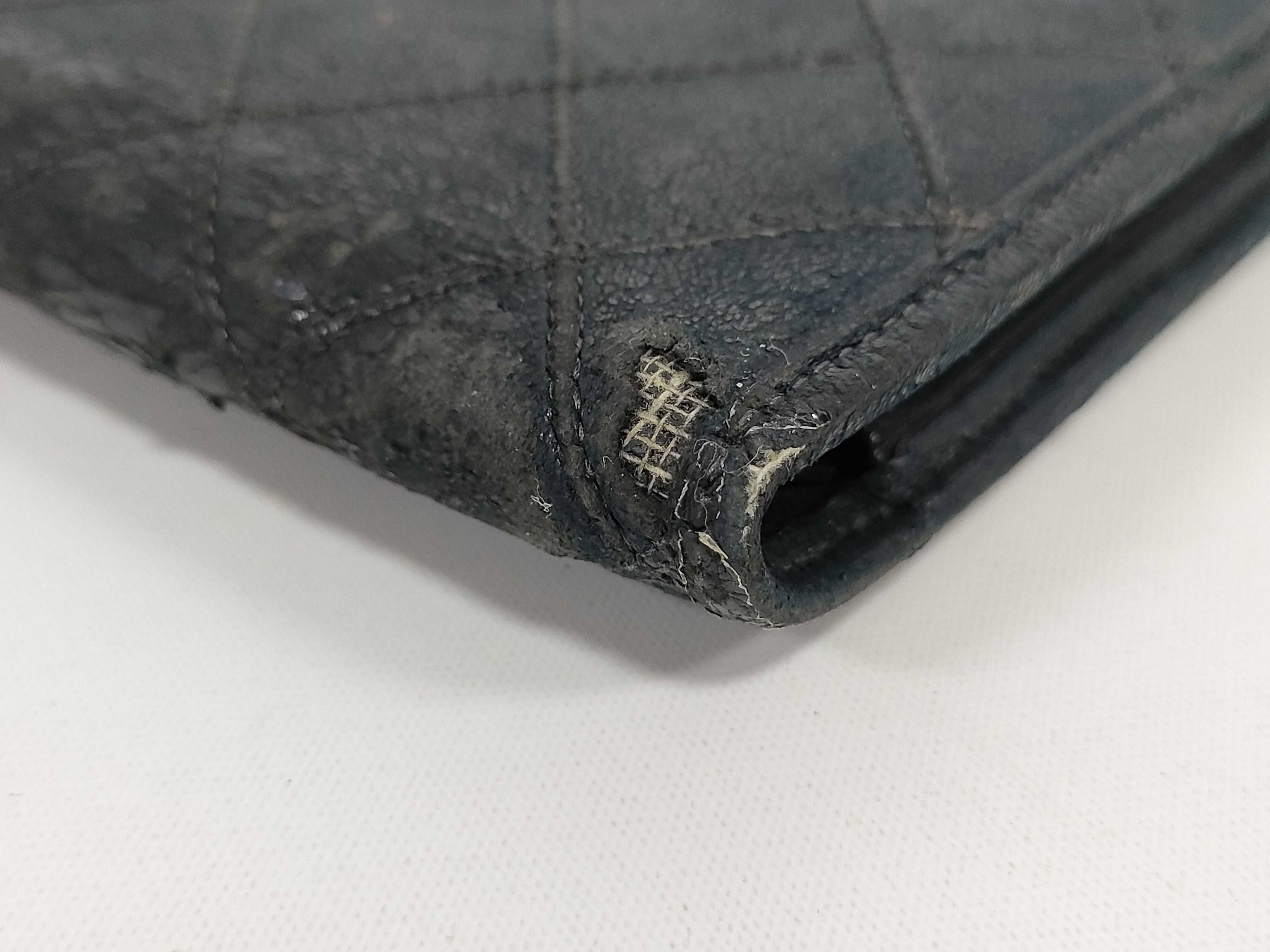 Matelassé Bicolore Long Wallet — view 4