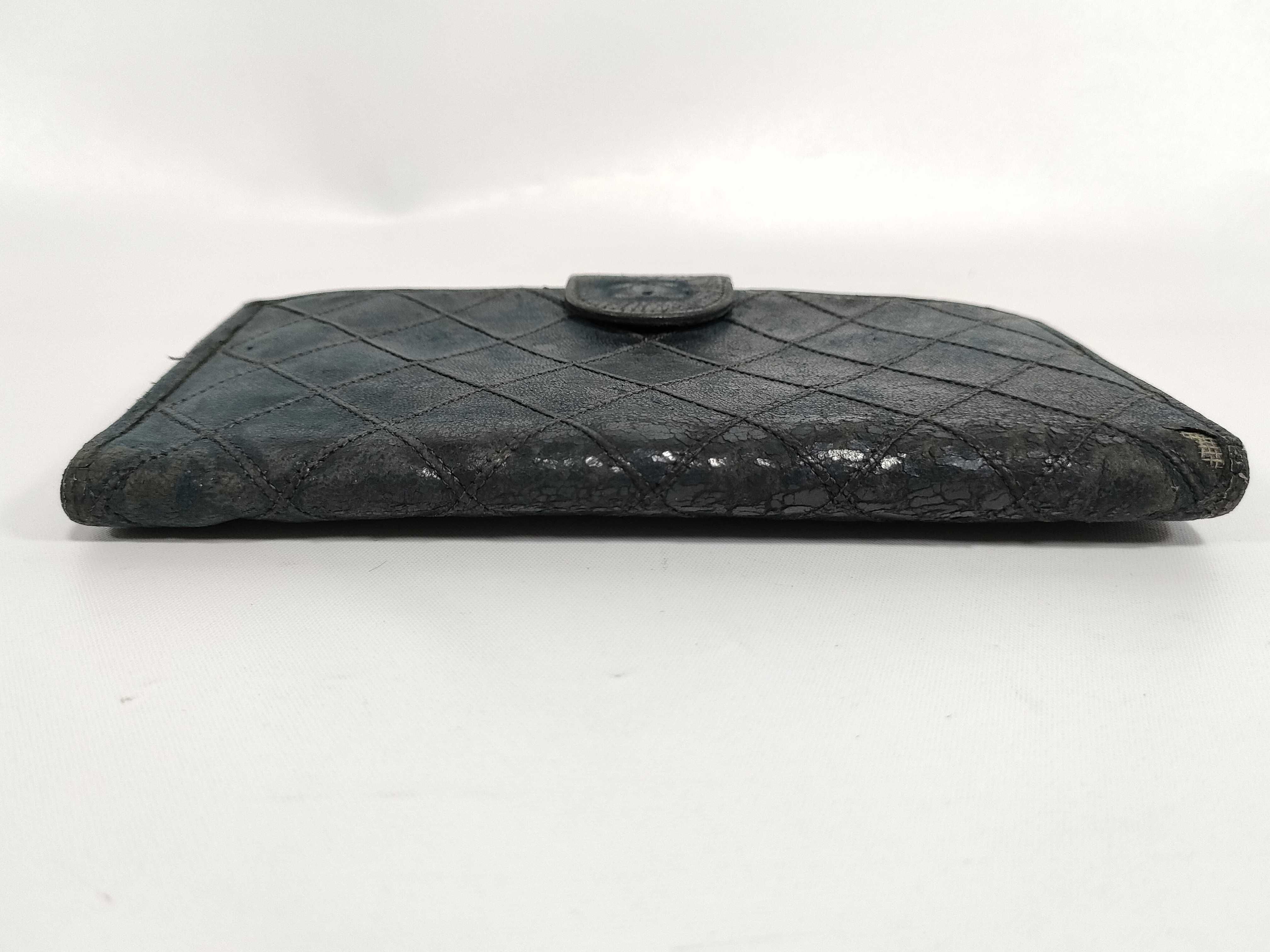 Matelassé Bicolore Long Wallet — view 5