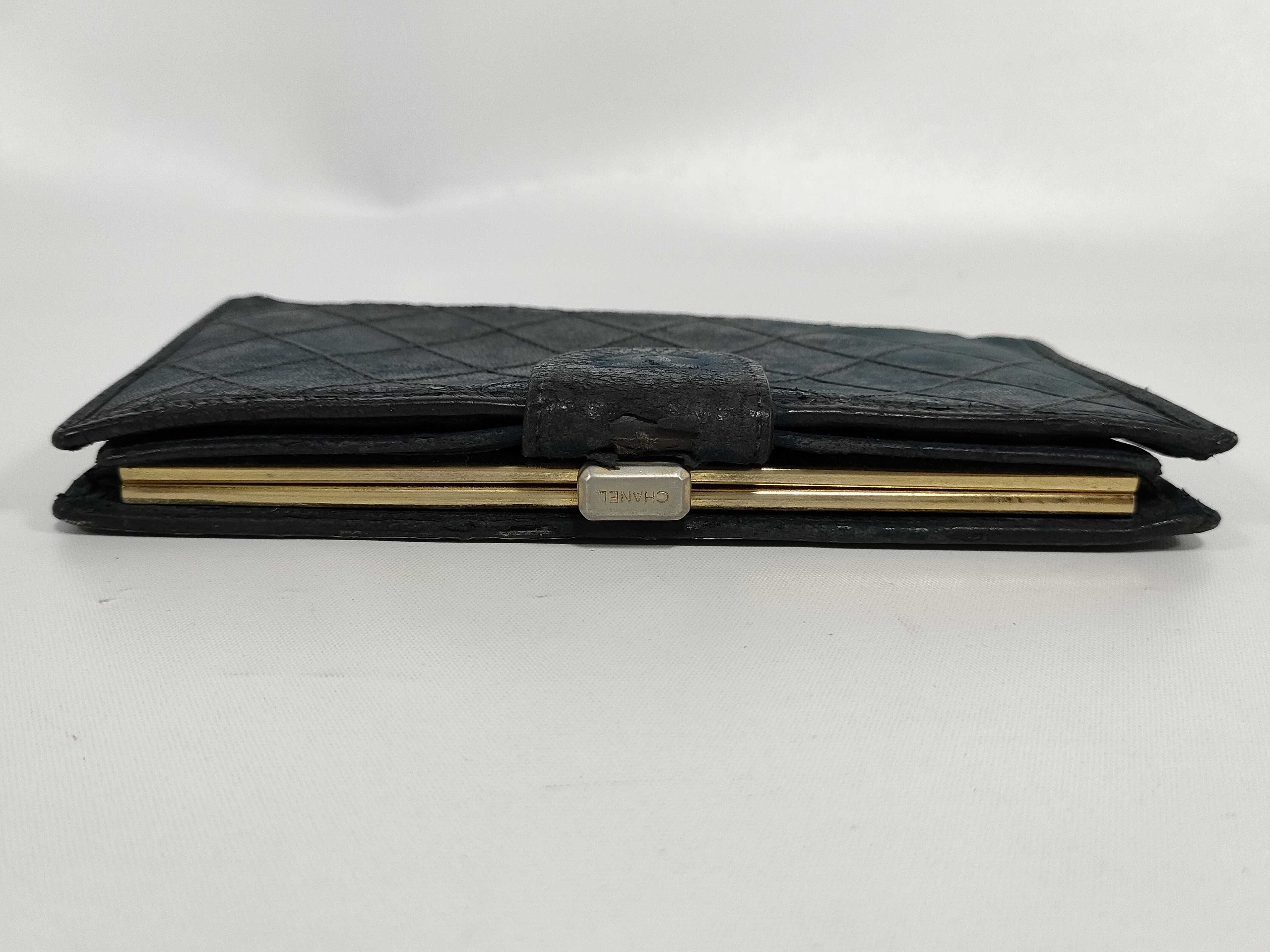 Matelassé Bicolore Long Wallet — view 7