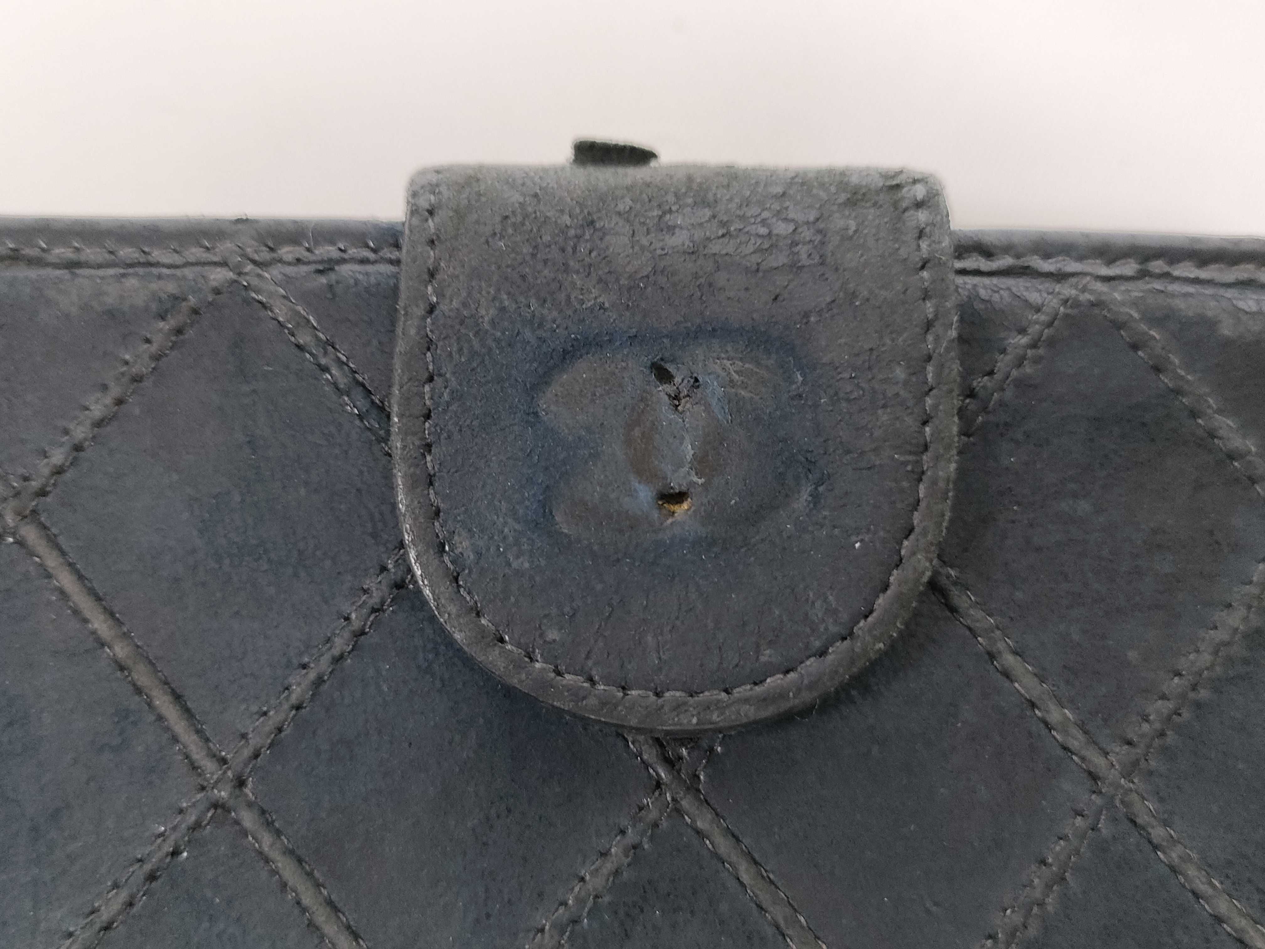 Matelassé Bicolore Long Wallet — view 8