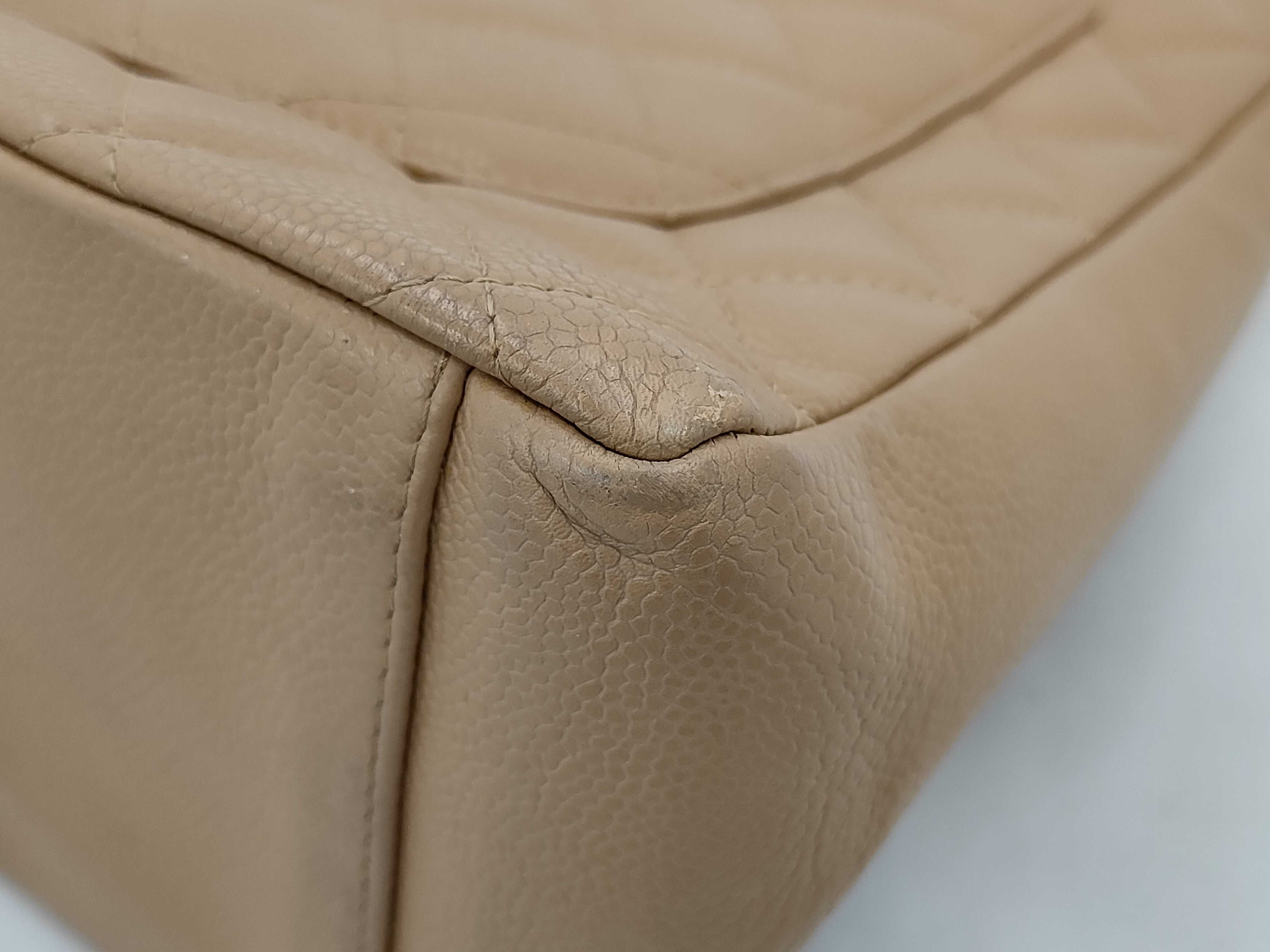 Chain Tote Matelassé Caviar Leather Tote Bag (Serial No. 8) — view 3