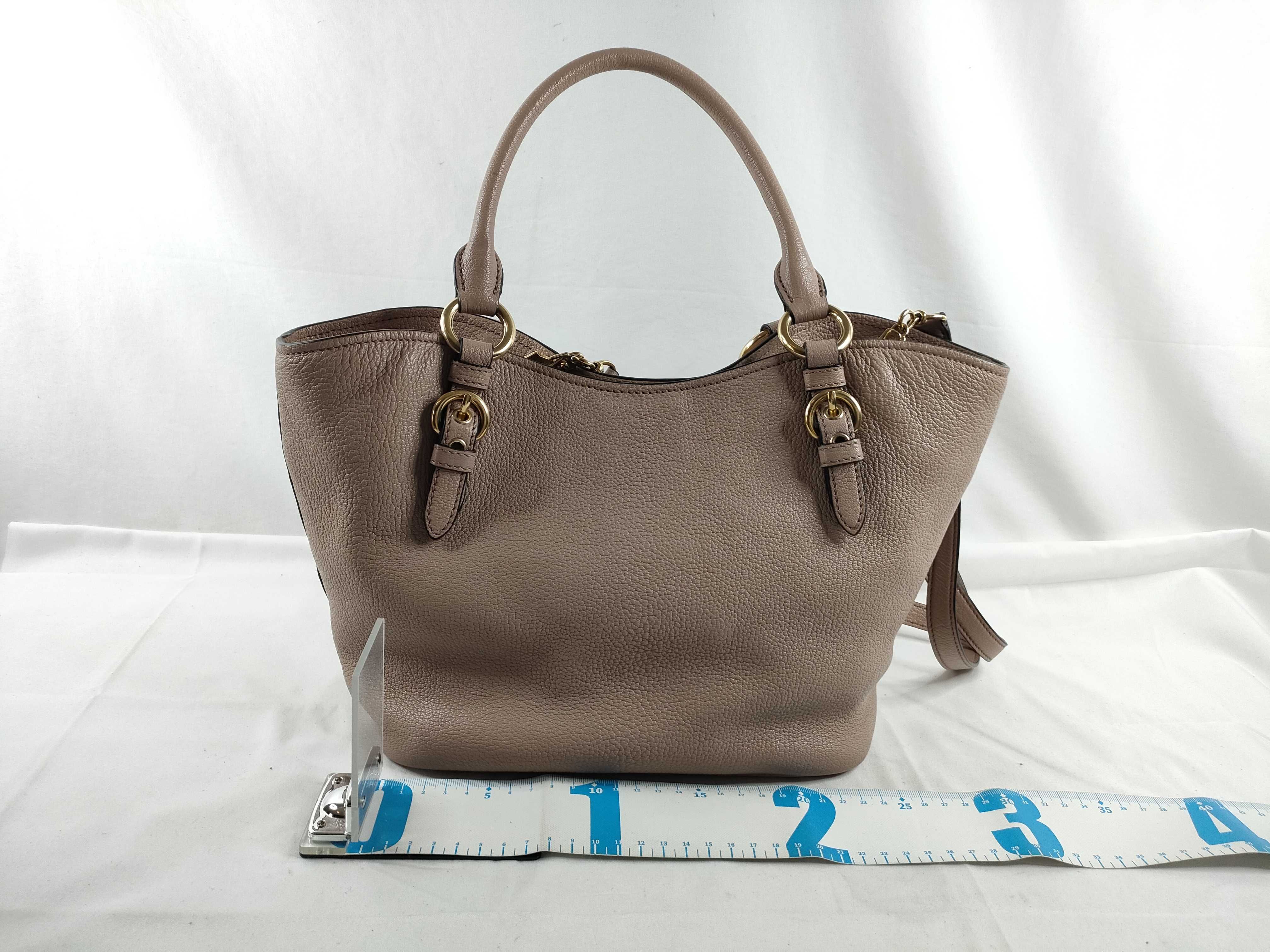 Leather 2-Way Handbag Pink Handbag — view 2