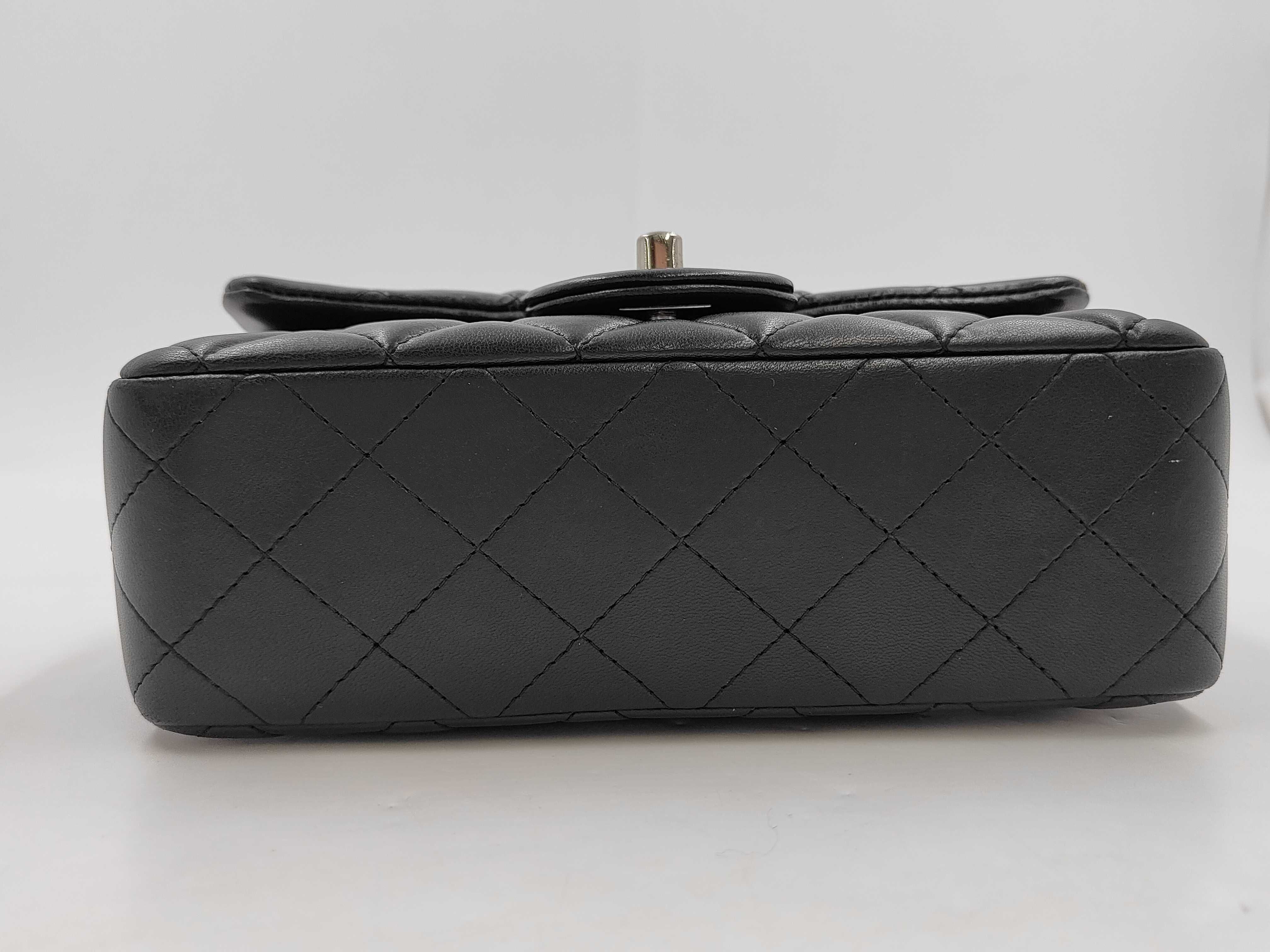 Mini Matelassé 20 Lambskin Silver Hardware Serial Number 24 Chain Shoulder Bag — view 3