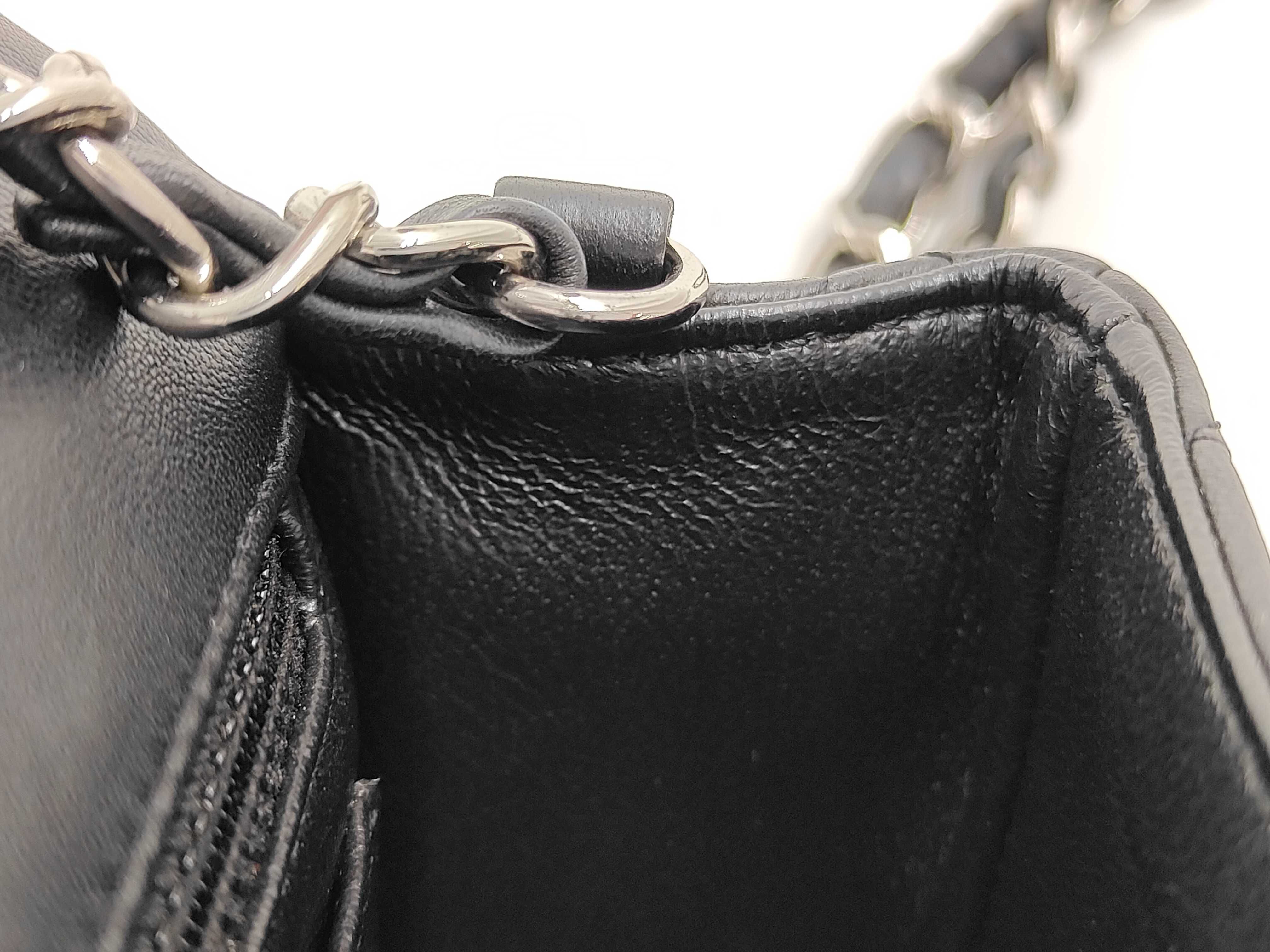 Mini Matelassé 20 Lambskin Silver Hardware Serial Number 24 Chain Shoulder Bag — view 8