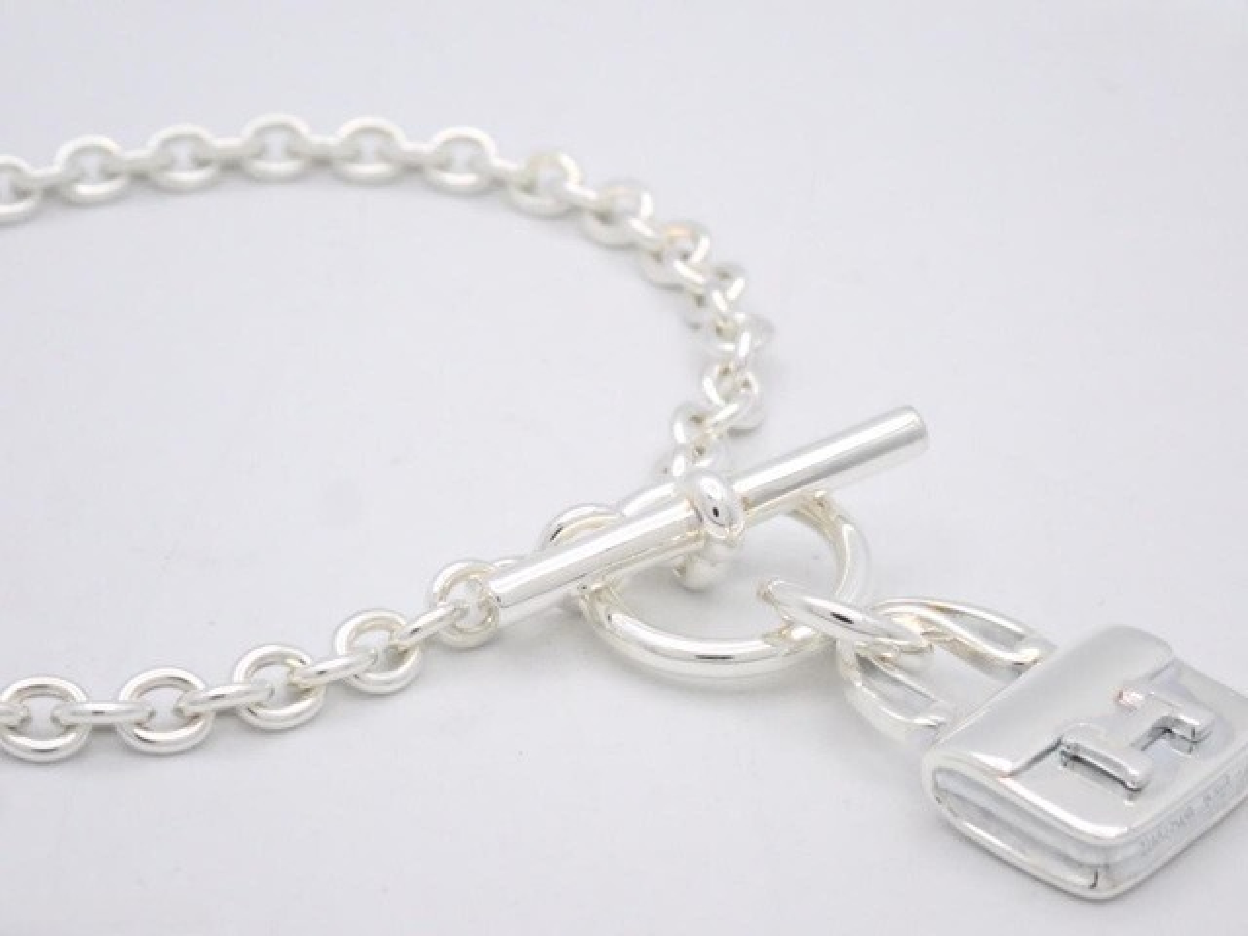 Amulette Constance Bracelet, 925 Sterling Silver, 13.2g, Wrist size approx. 17cm, Bracelet/Bangle — view 2
