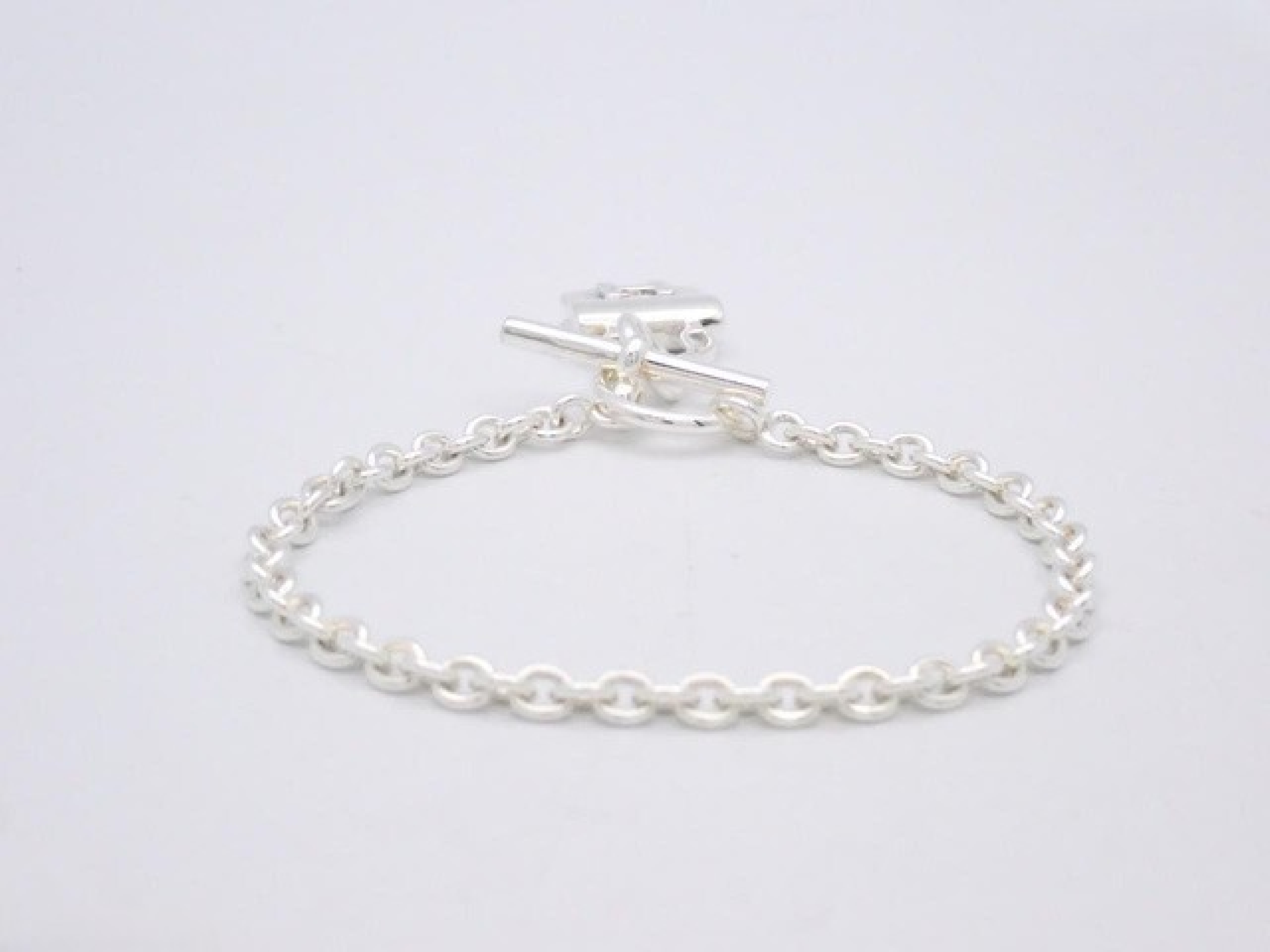 Amulette Constance Bracelet, 925 Sterling Silver, 13.2g, Wrist size approx. 17cm, Bracelet/Bangle — view 3